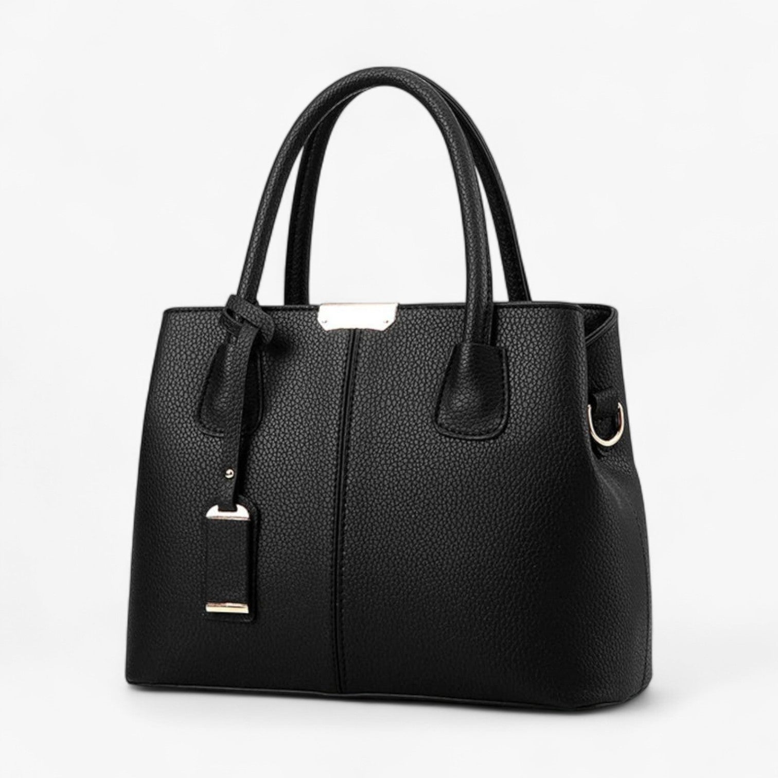Emily læder taske - sort - women's fashion - {{ product_tags }