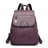 Laura | Vintage Leather Backpack - Soft, Stylish, and Perfect for Travel