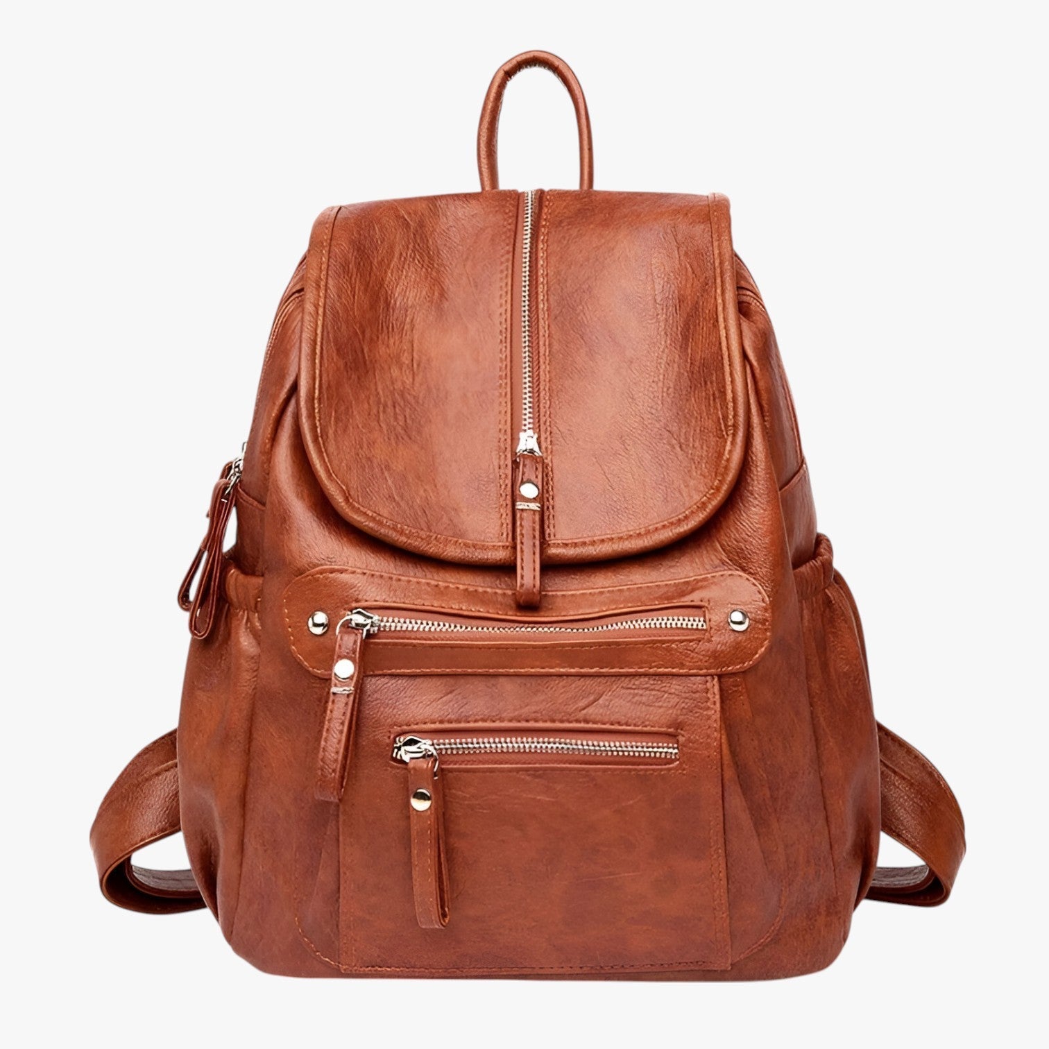 Raelynn | Zaini i Høj Kvalitet Læder Vintage Elegance til Kvinder og Piger - Brun - bags - {{ product_tags }