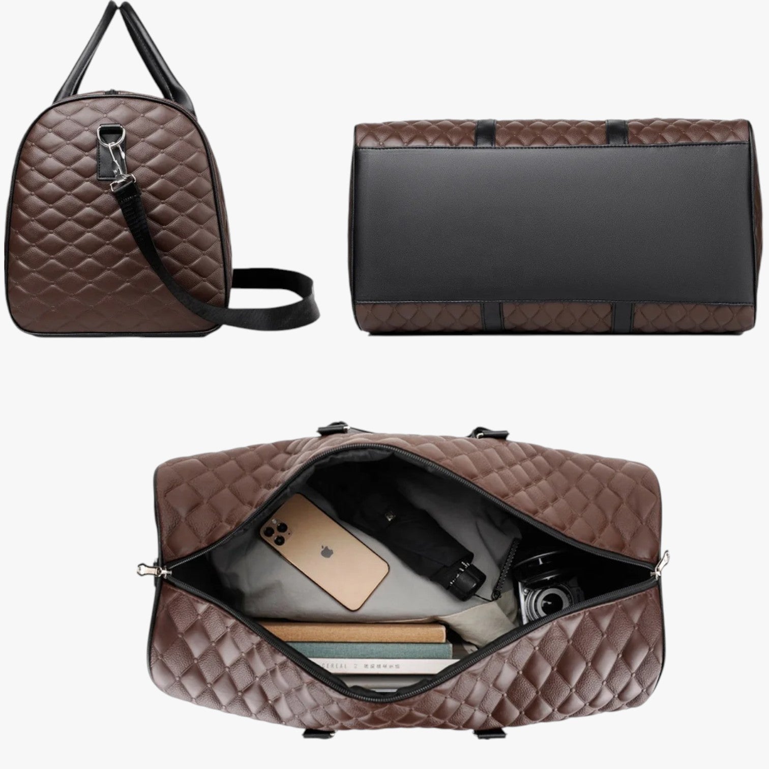 Jake | Læder weekendtaske til mænd: elegant og rummelig til enhver rejse - - Jake | Læder weekendtaske til mænd: elegant og rummelig til enhver rejse - €25 - {{ product_tags }