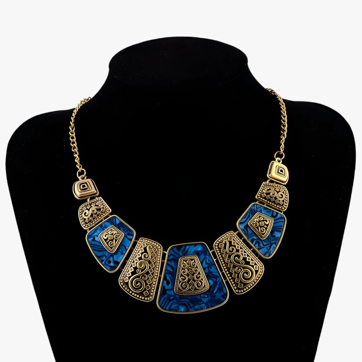 Sherry | Guld statement choker – dristig stil, tidløs charme - - women's fashion - {{ product_tags }
