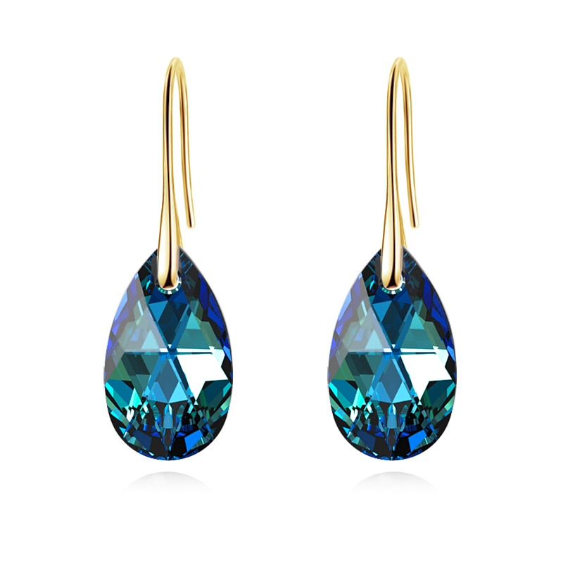 Dråbeøreringe i krystal - - women's fashion - {{ product_tags }