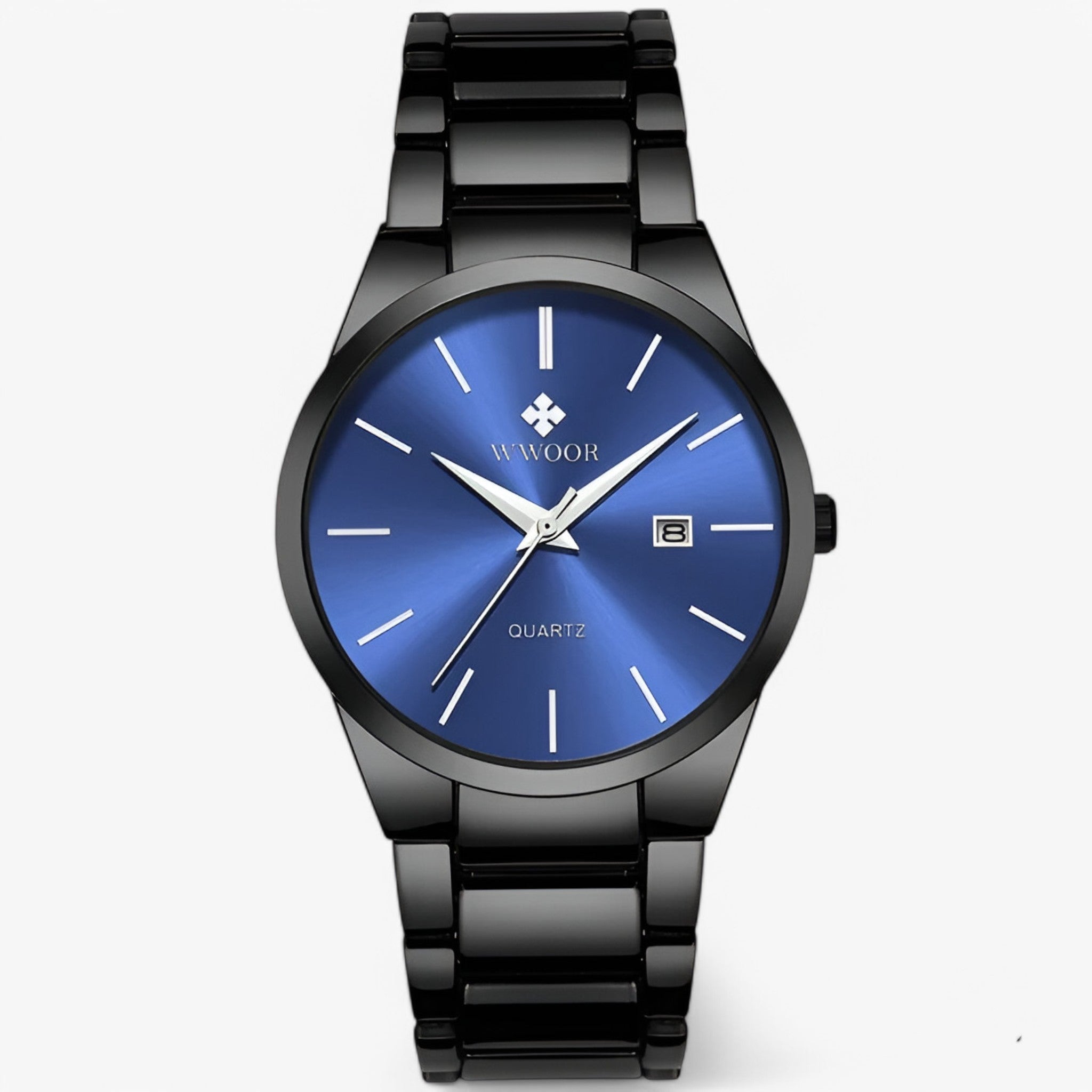 Marcello | Luksus guld herreur - Sort blå - watches - {{ product_tags }