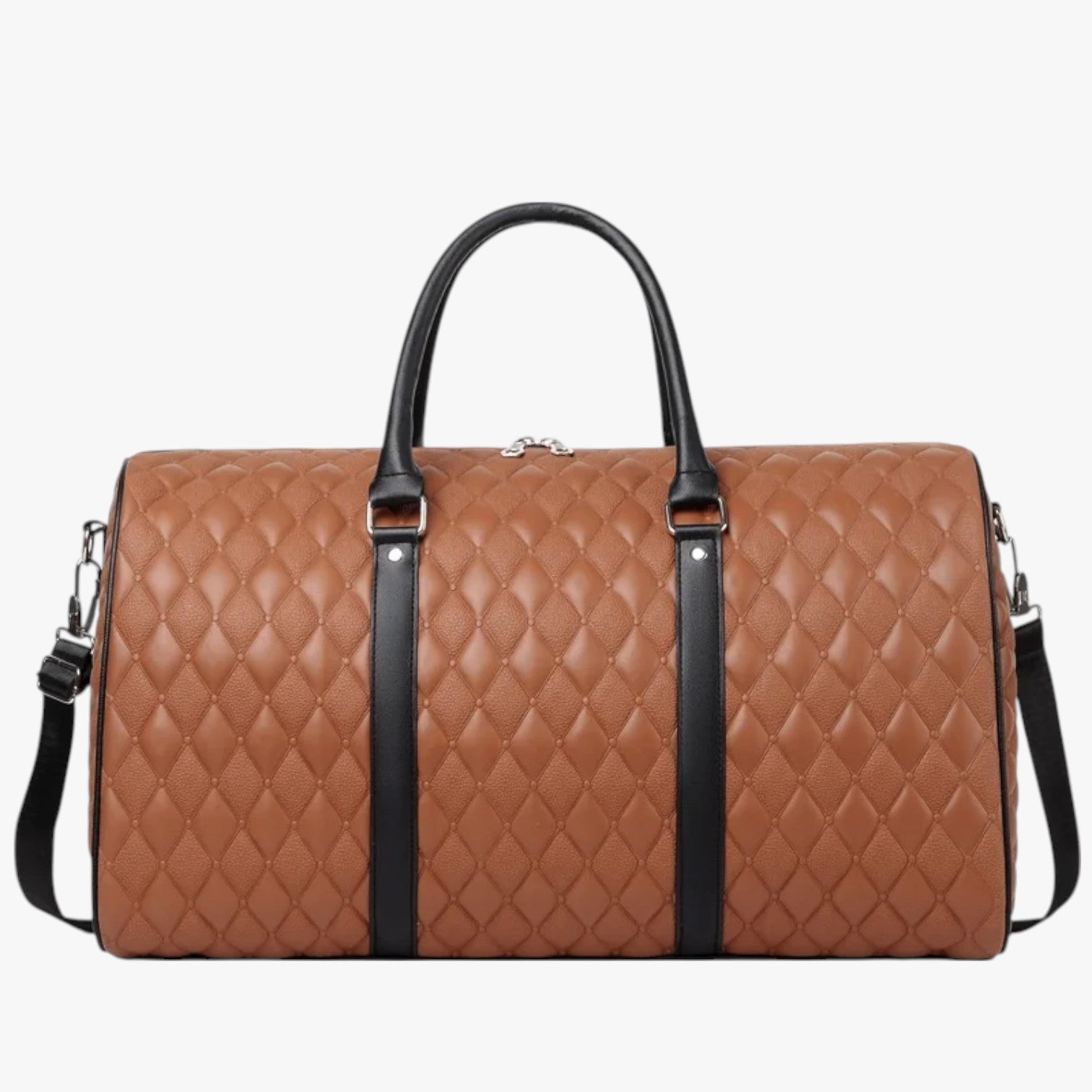 Jake | Læder weekendtaske til mænd: elegant og rummelig til enhver rejse - Brun - Jake | Læder weekendtaske til mænd: elegant og rummelig til enhver rejse - €25 - {{ product_tags }
