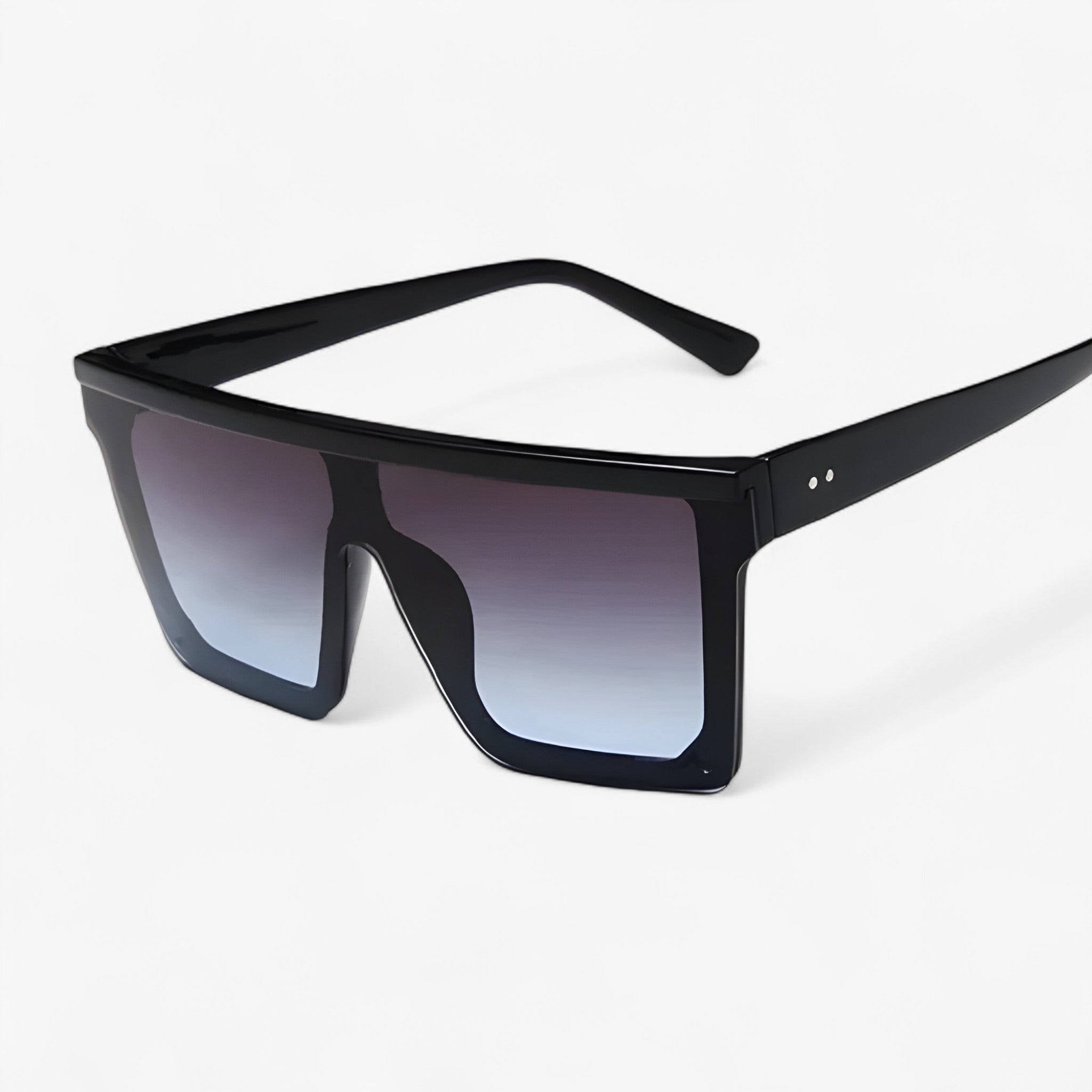 Adrian | Sorte retro oversized solbriller - SortGrå - men's fashion - {{ product_tags }