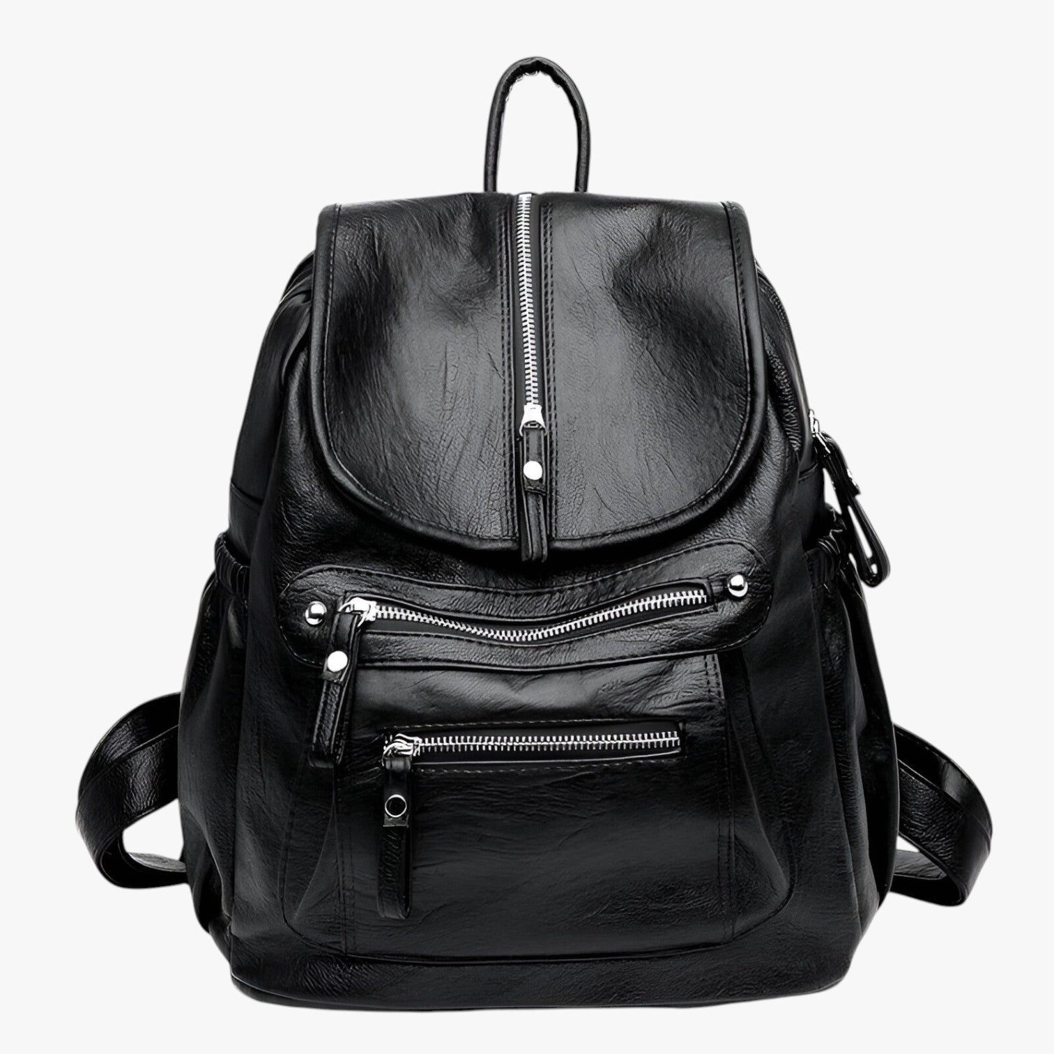 Raelynn | Zaini i Høj Kvalitet Læder Vintage Elegance til Kvinder og Piger - Sort - bags - {{ product_tags }