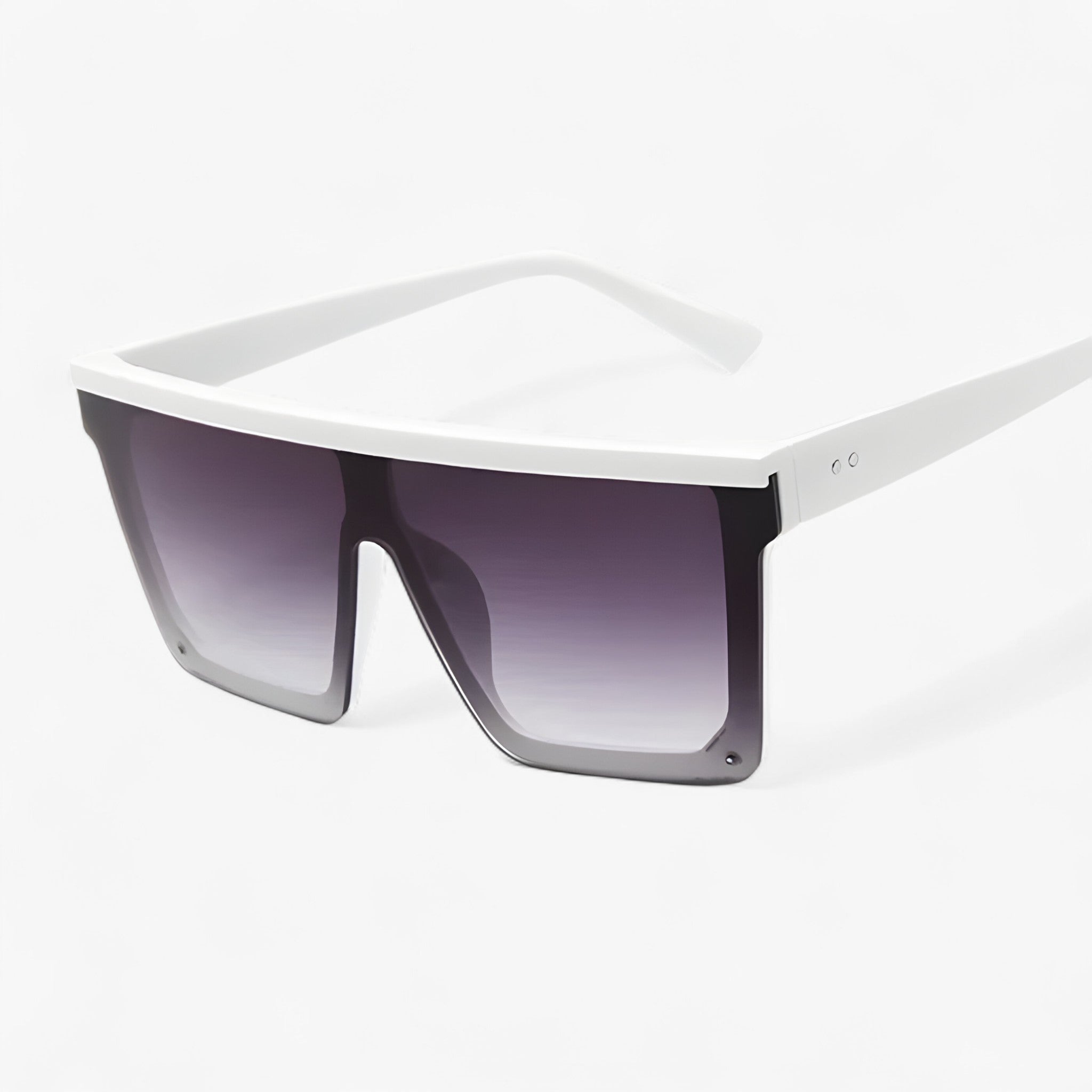 Adrian | Sorte retro oversized solbriller - Sølvgrå - men's fashion - {{ product_tags }