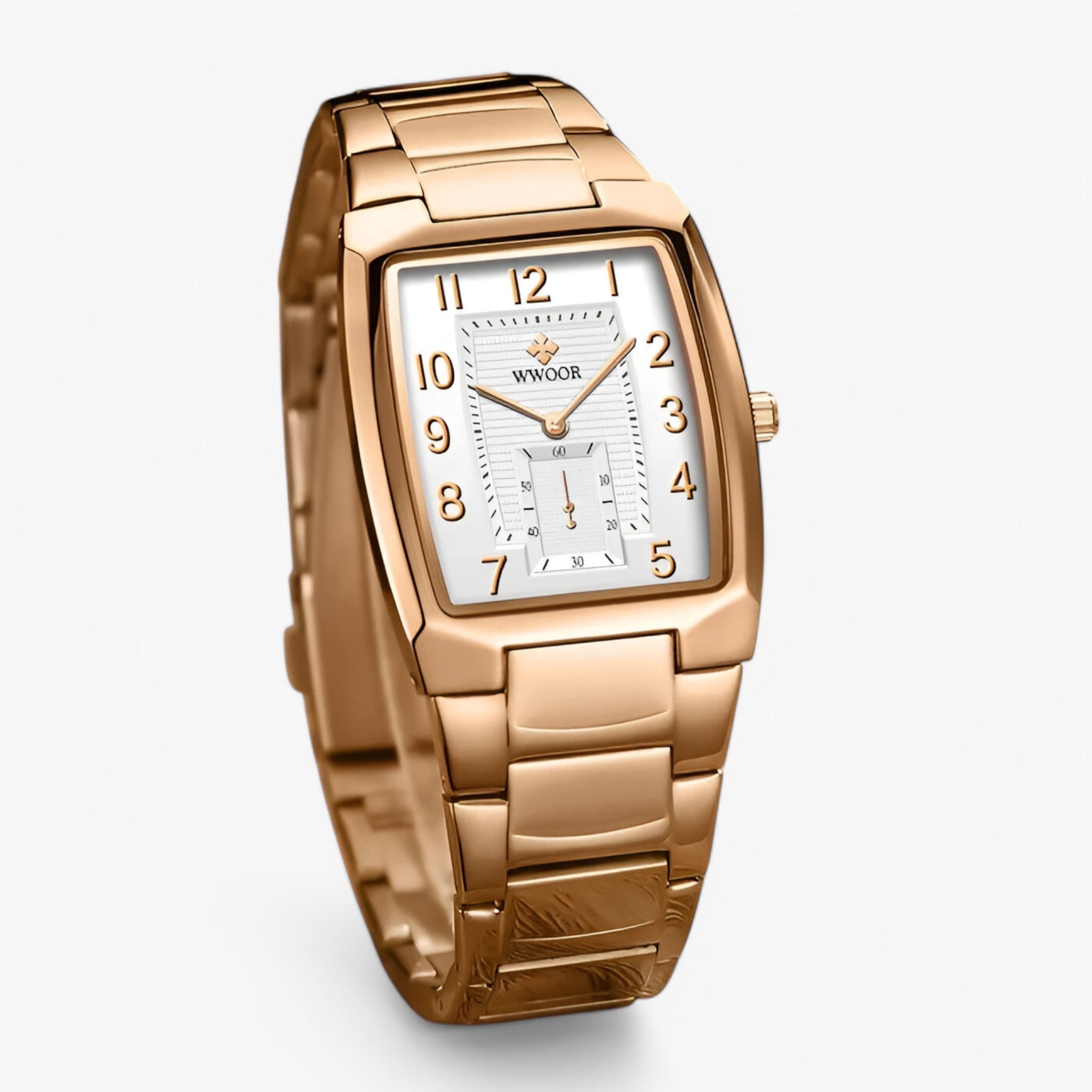 Rashid | Luksus firkantet ur i rustfrit stål - - watches - {{ product_tags }