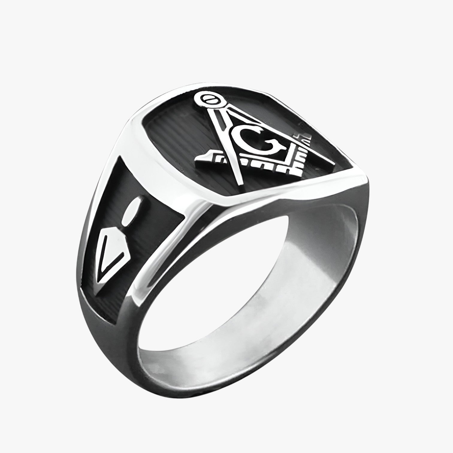 Olsen | Statement ring til mænd – Stilet symbol på tro og karakter - Sølv - men's fashion - {{ product_tags }