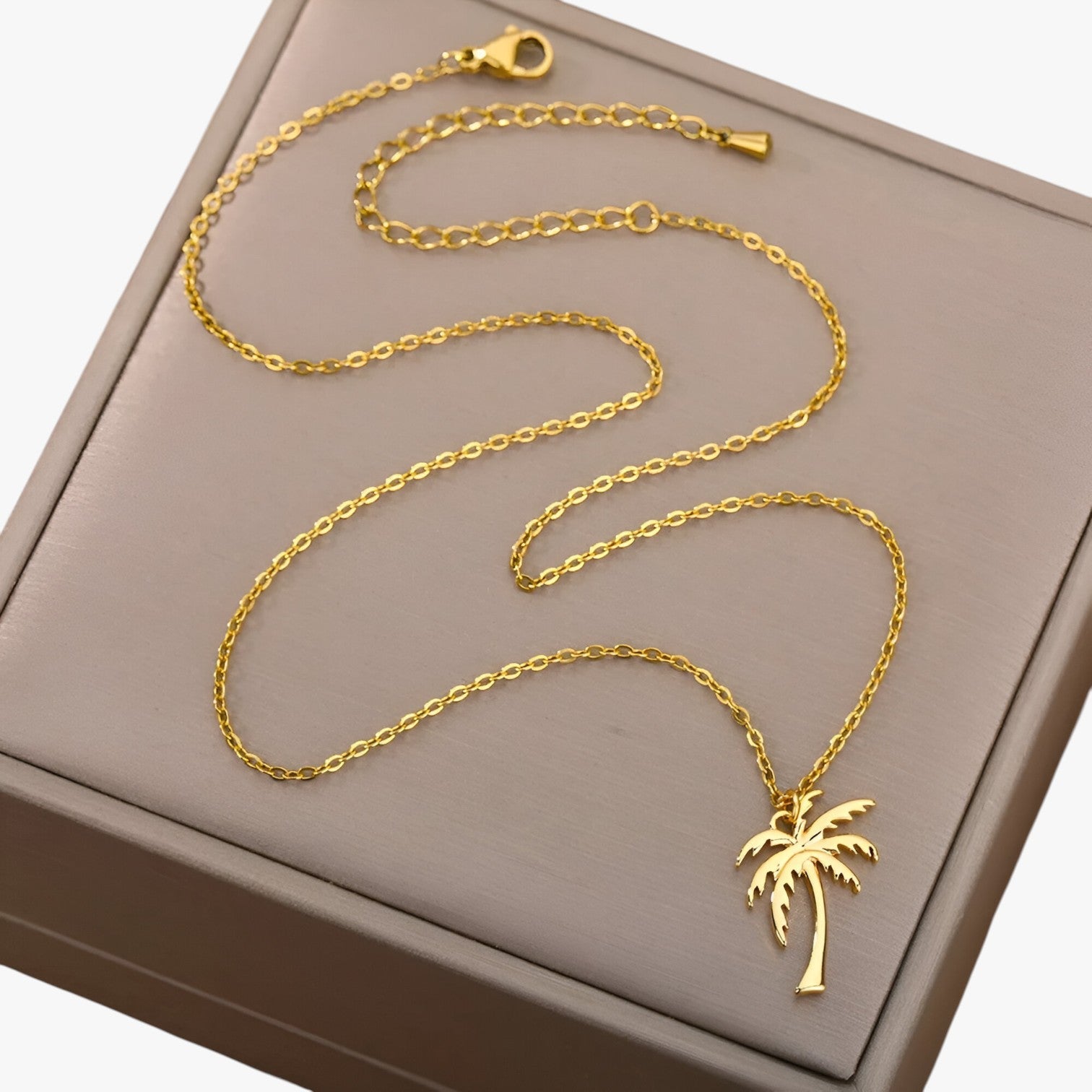 Kate | Delicata sommerpalme halskæde - - women's fashion - {{ product_tags }