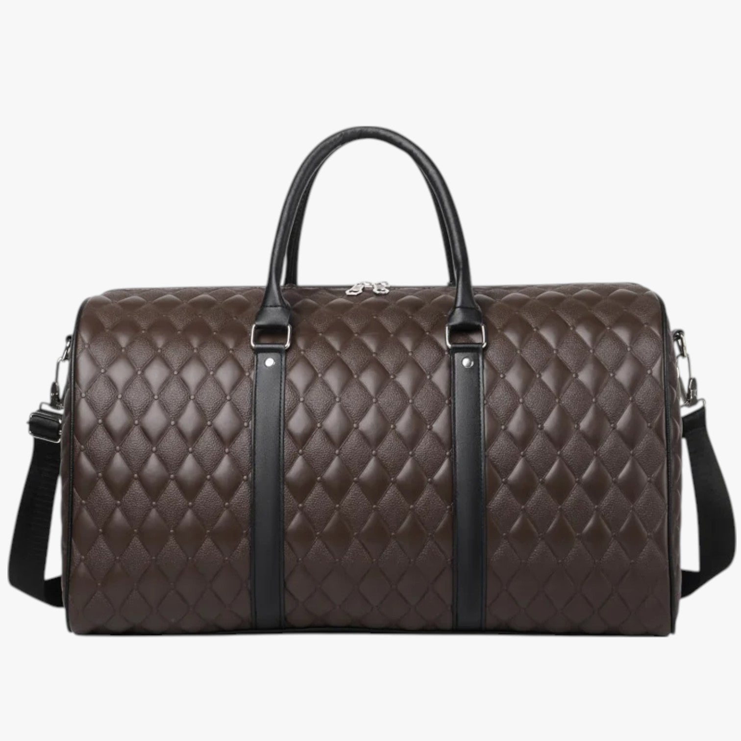 Jake | Læder weekendtaske til mænd: elegant og rummelig til enhver rejse - Mørk Brun - Jake | Læder weekendtaske til mænd: elegant og rummelig til enhver rejse - €25 - {{ product_tags }