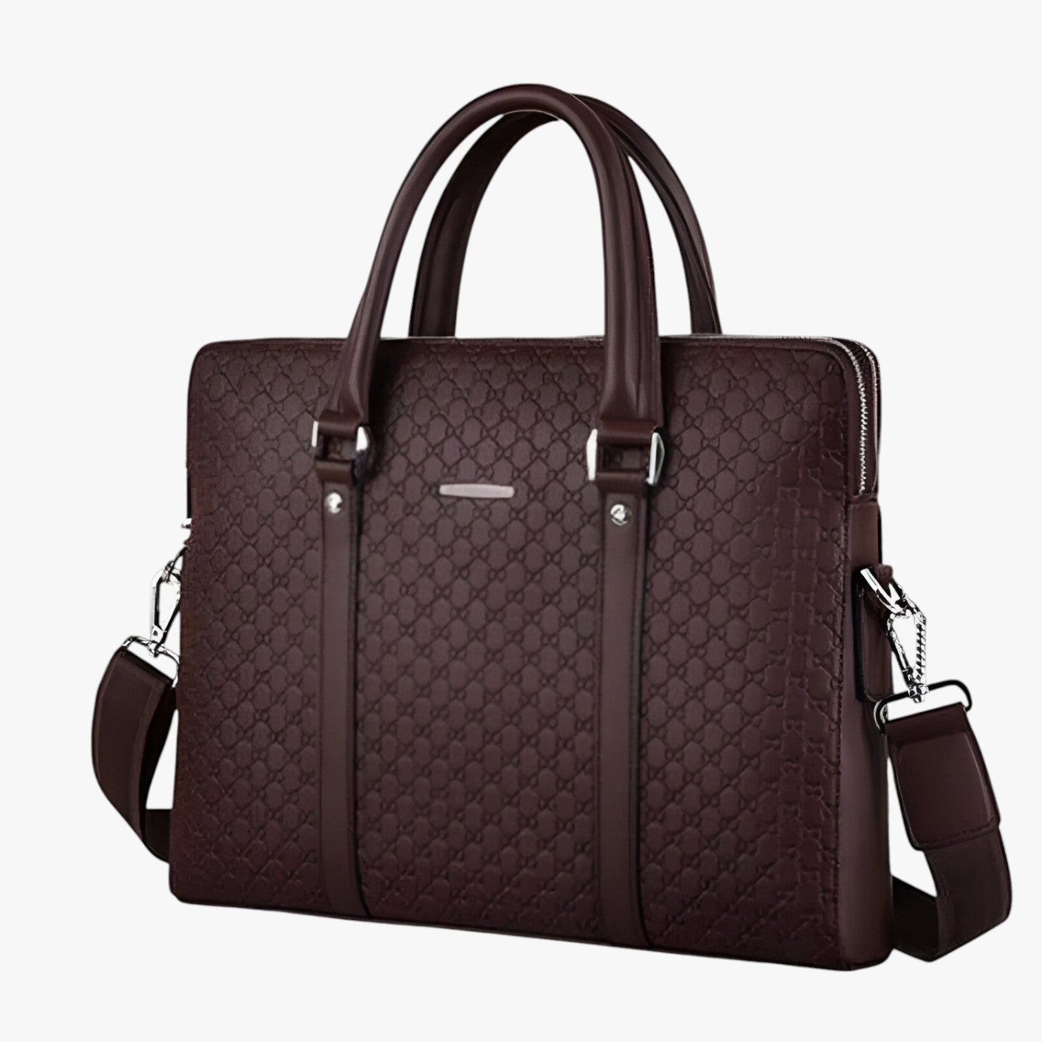 Nolan Leren Laptoptas til Mænd - Høj Kvalitet, Rummelig og Alsidig - brun - bags - {{ product_tags }