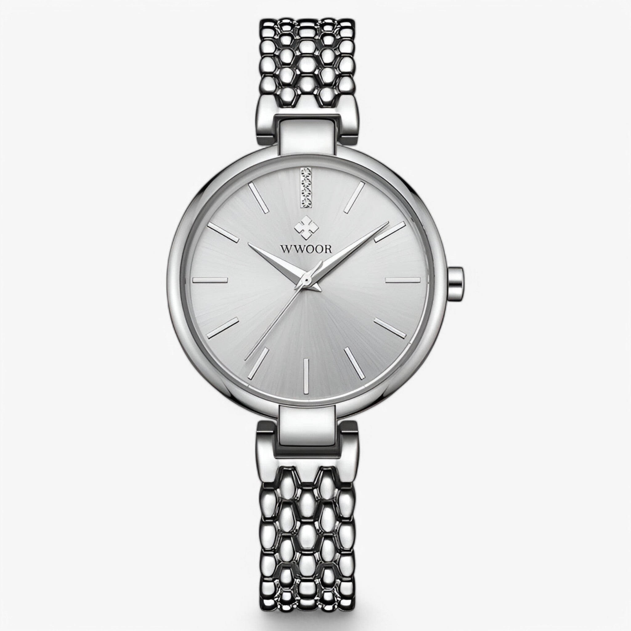 Ava | Nyt luksuriøst dameur med kvartsrem - Hvid - watches - {{ product_tags }