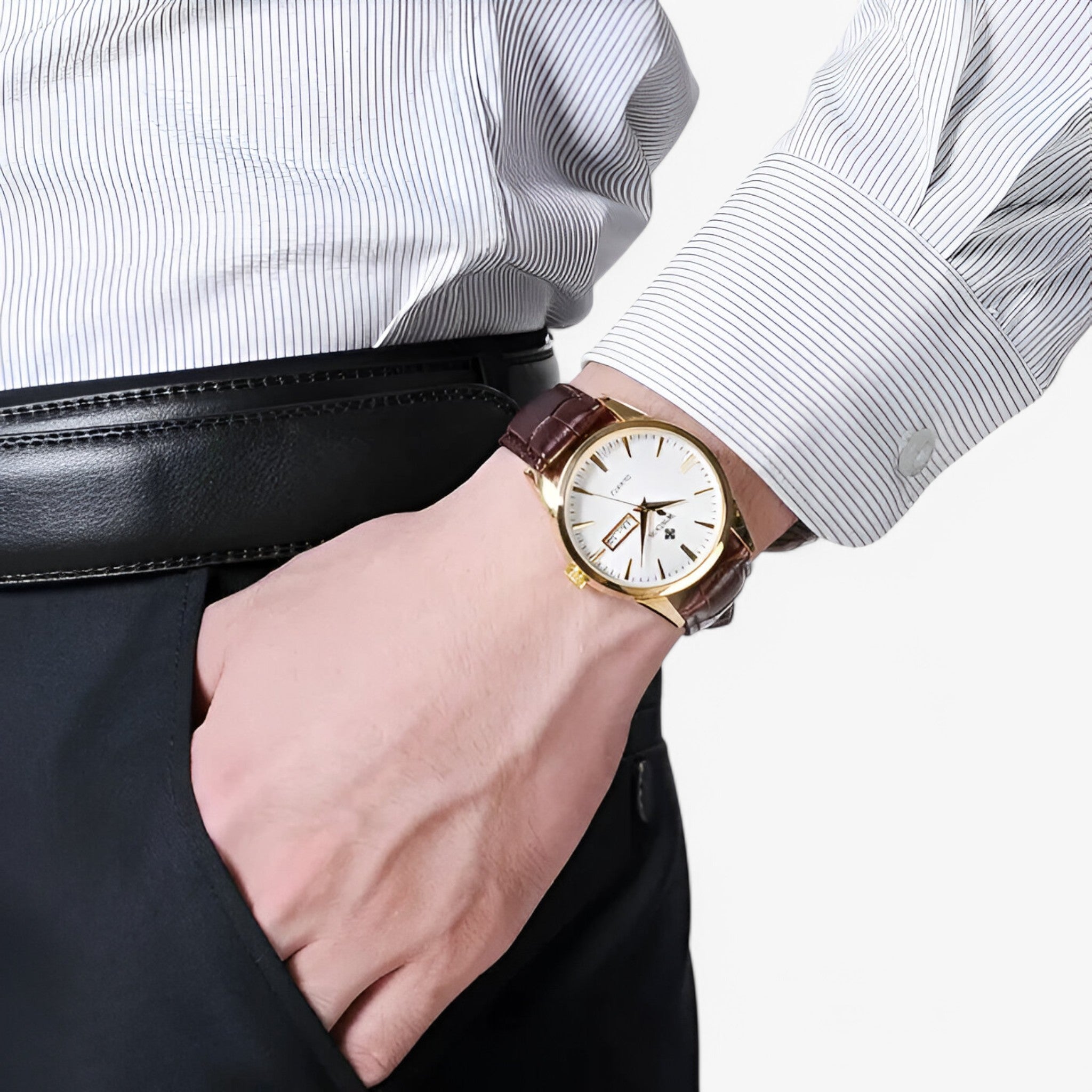 Renzo | Klassisk luksus læderur - - watches - {{ product_tags }