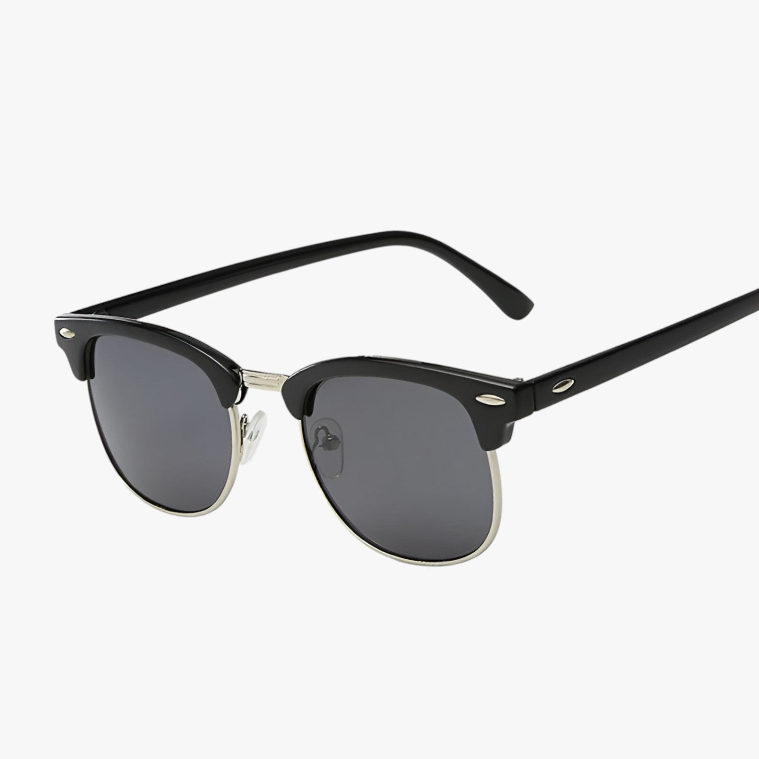 Jess | Gennemsigtig retro solbrille – Stil & skarpt syn - Sølv Grå Polariseret - men's fashion - {{ product_tags }