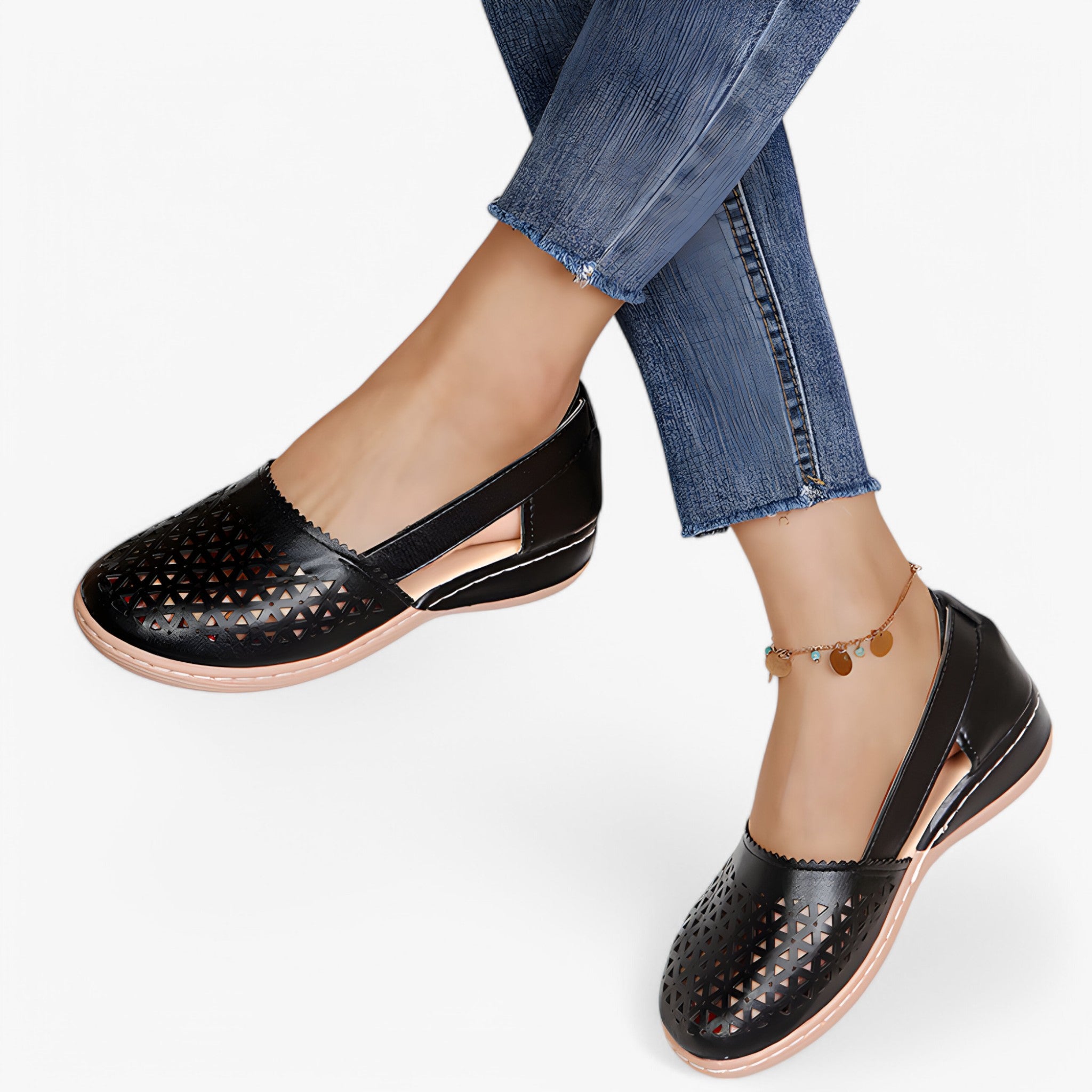 Marie | Komfortable støttende sandaler til damer - Sort - Marie | Komfortable støttende sandaler til damerr- €25 - {{ product_tags }