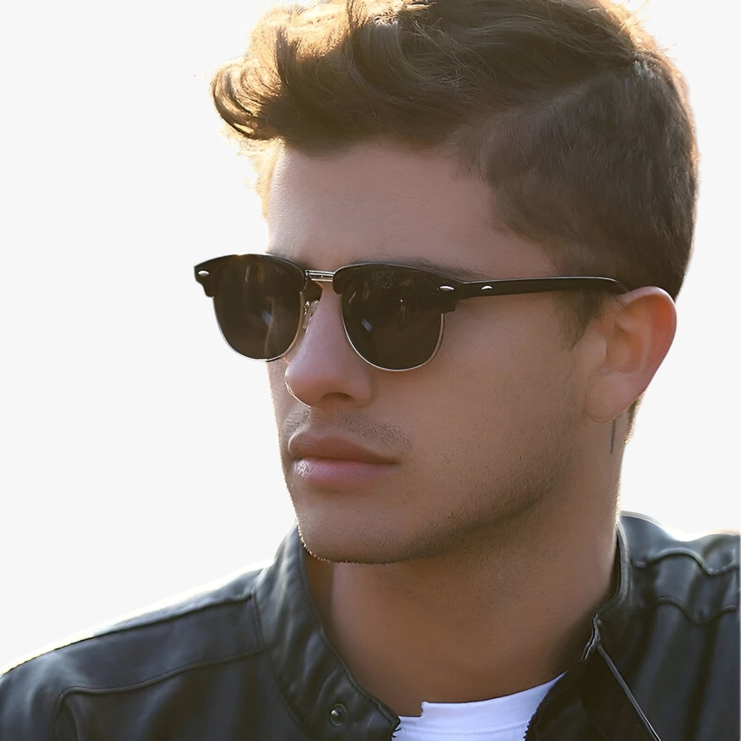 Jess | Gennemsigtig retro solbrille – Stil & skarpt syn - - men's fashion - {{ product_tags }