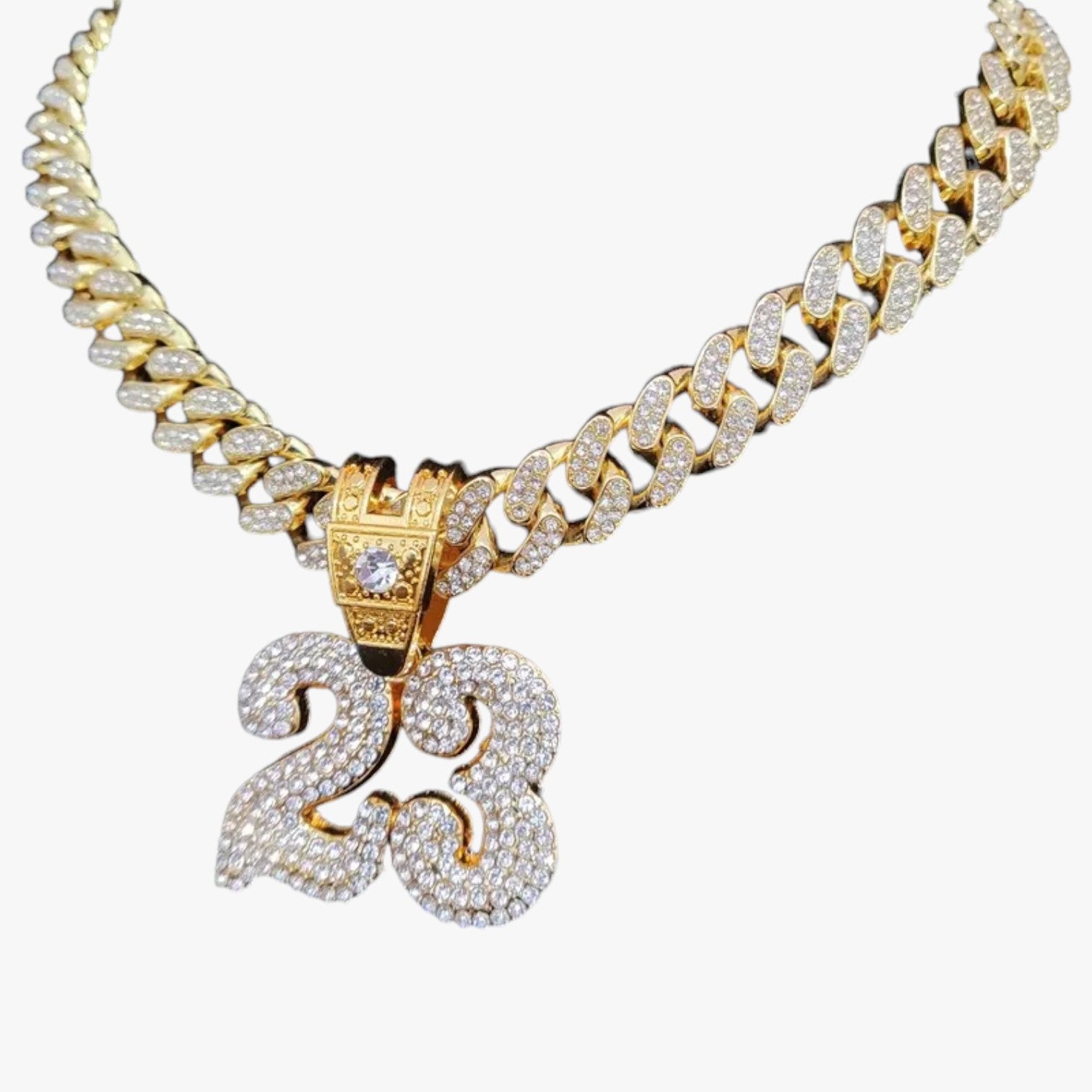 Owen | Bling Nummer 23 Halskæde – Modig & Strålende i Krystal - - other - {{ product_tags }