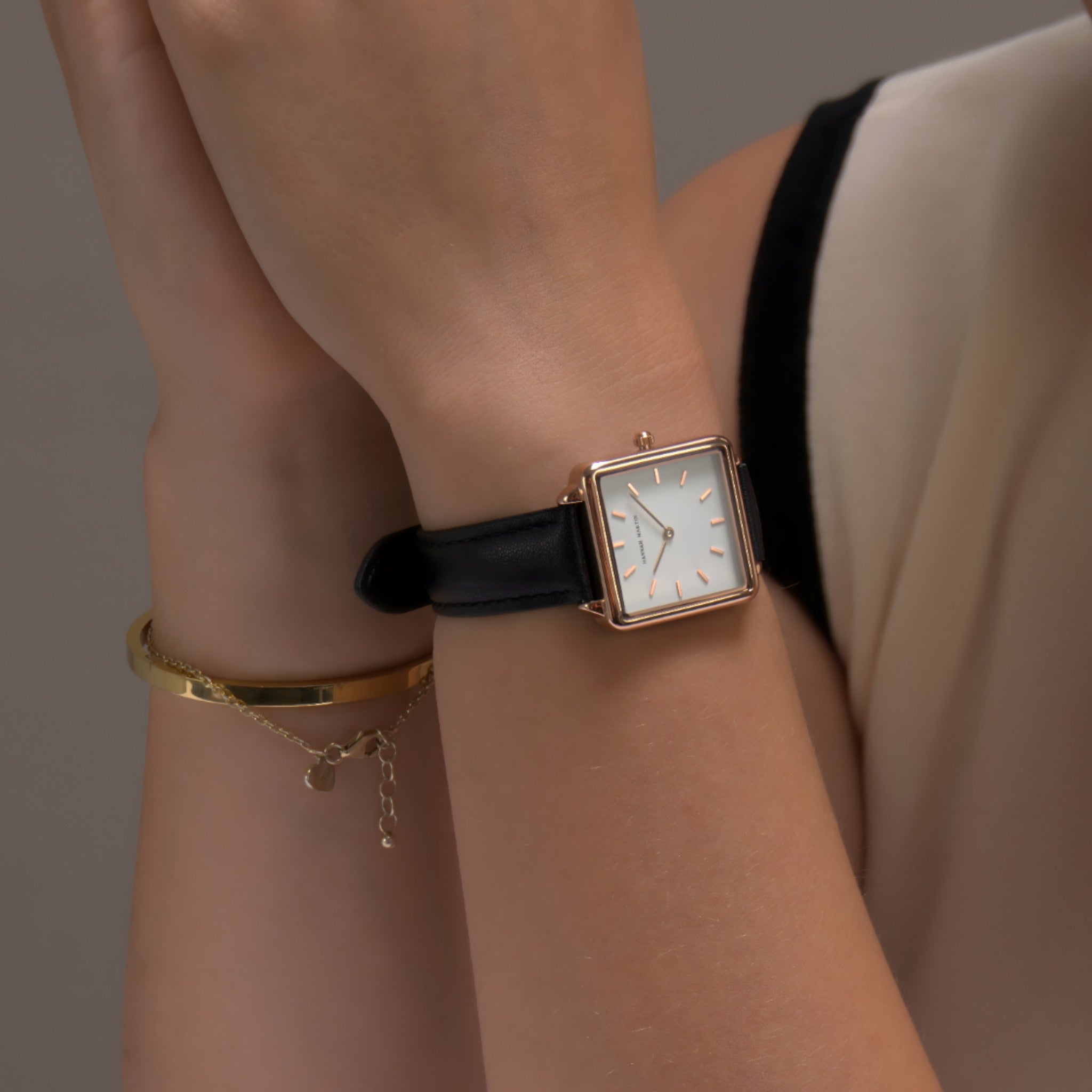 Elsie | Dameur - Raffineret firkantet design - - watches - {{ product_tags }