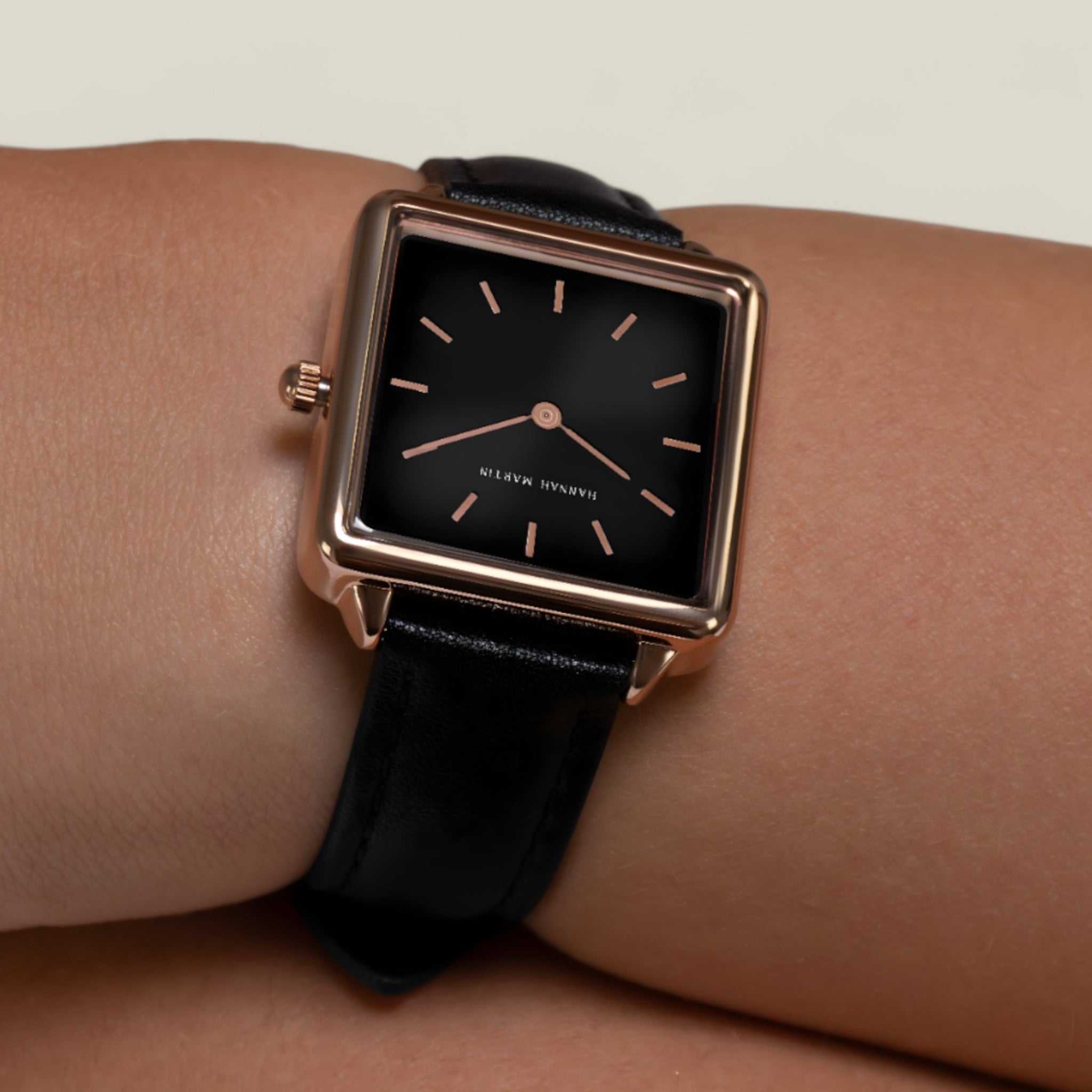 Alessia | Sort ur - smukt design - - watches - {{ product_tags }