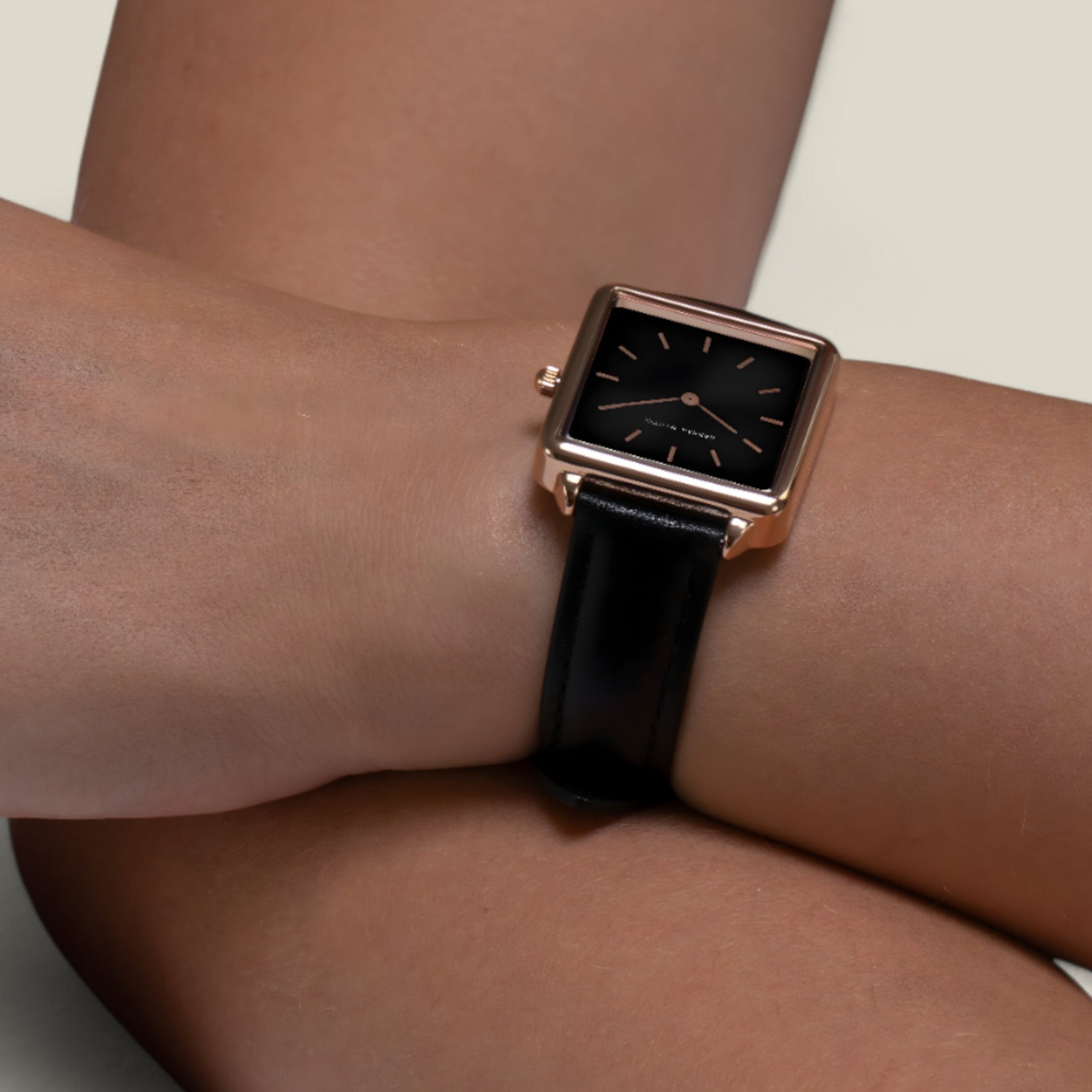 Alessia | Sort ur - smukt design - - watches - {{ product_tags }