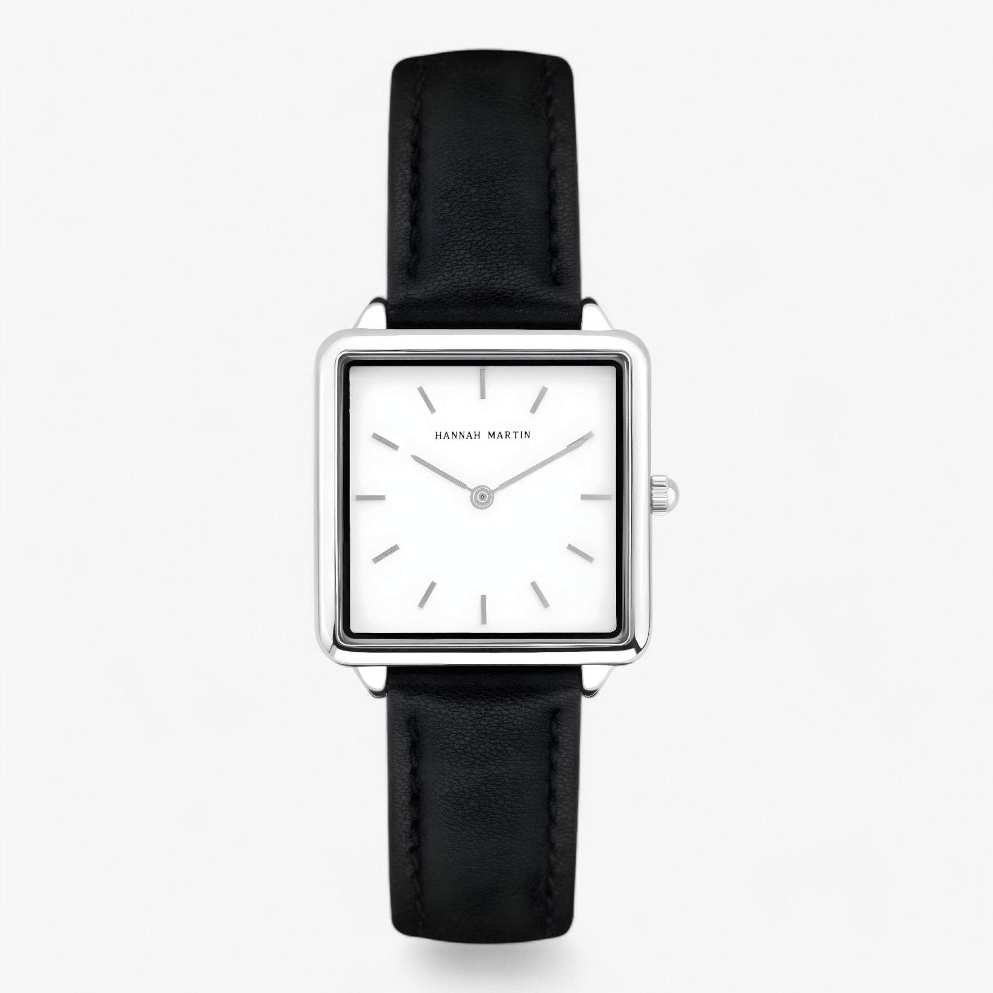 Amelia | Firkantet ur i sølv - Klassisk og komfortabelt - - watches - {{ product_tags }