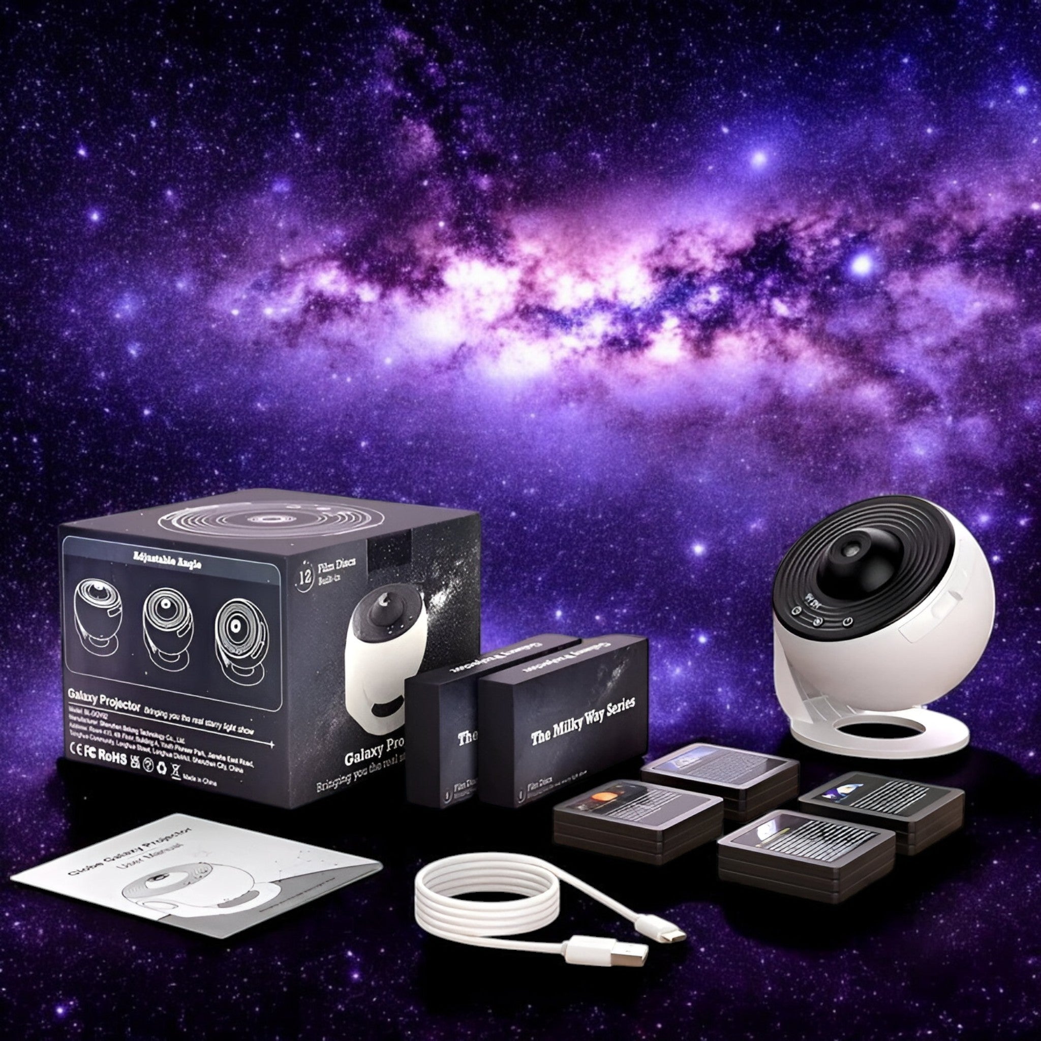 CosmoGlow | Stjernehimmelprojektor - Magisk og afslappende - - gadgets - {{ product_tags }