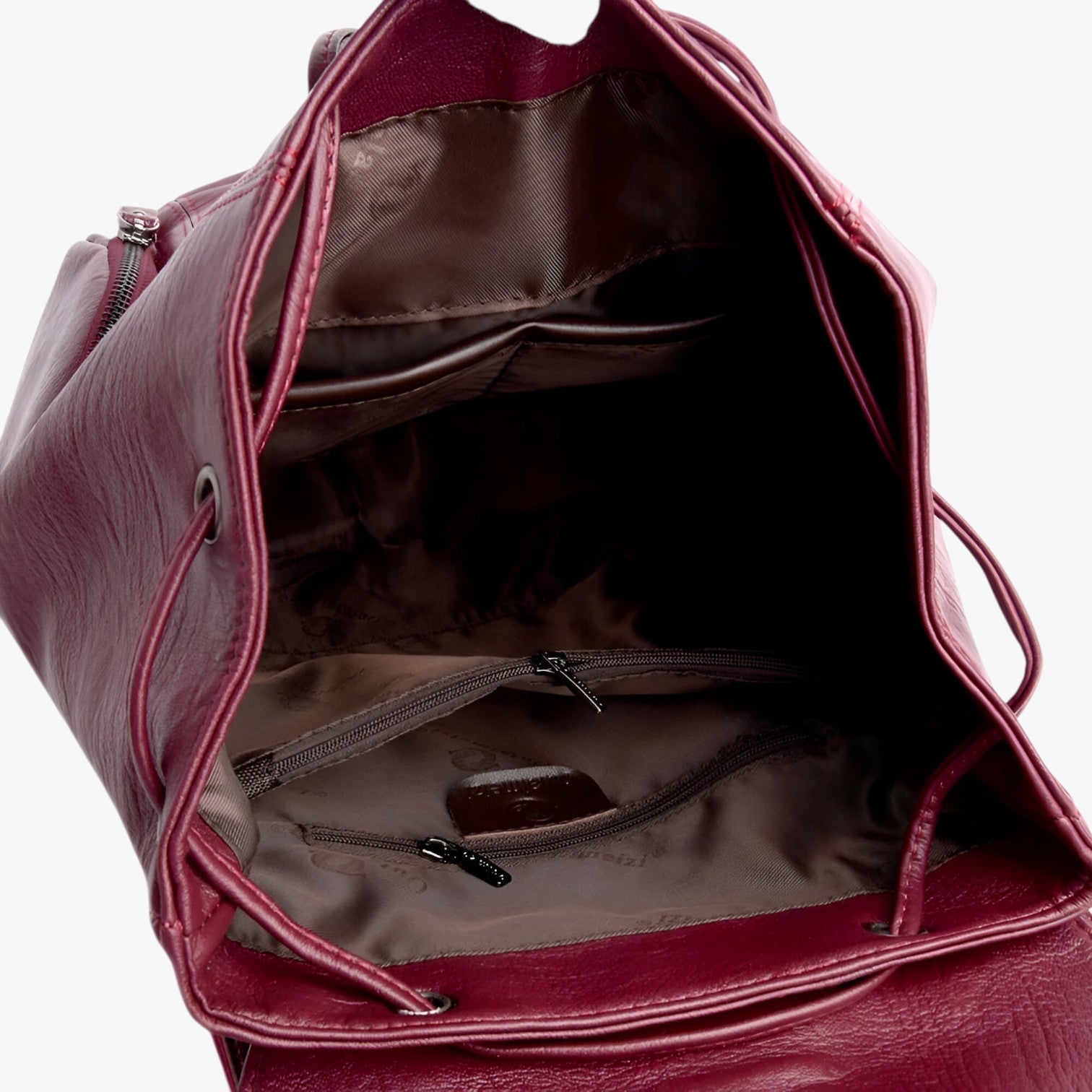 Charlie | Mode læder rygsæk med stor kapacitet - - bags - {{ product_tags }