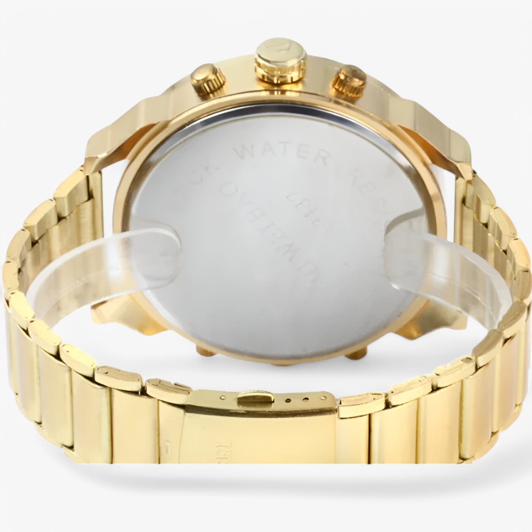 Leonidas | Luksusur lavet af guldfarvet stål med dobbelt tidszone - - watches - {{ product_tags }