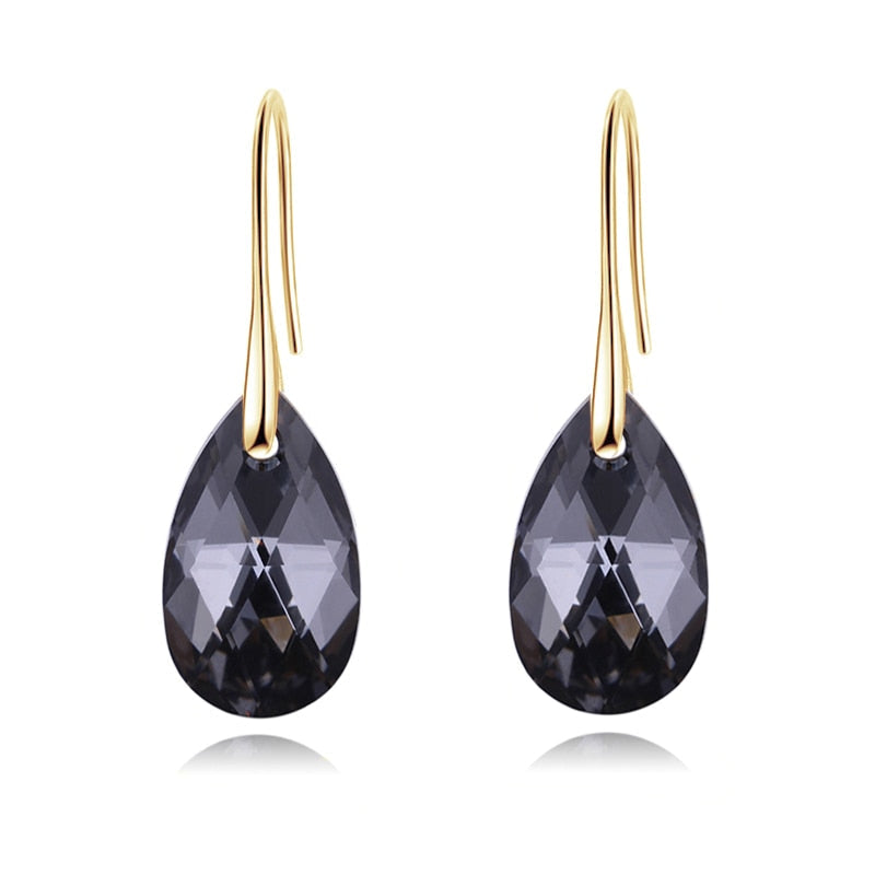 Dråbeøreringe i krystal - - women's fashion - {{ product_tags }