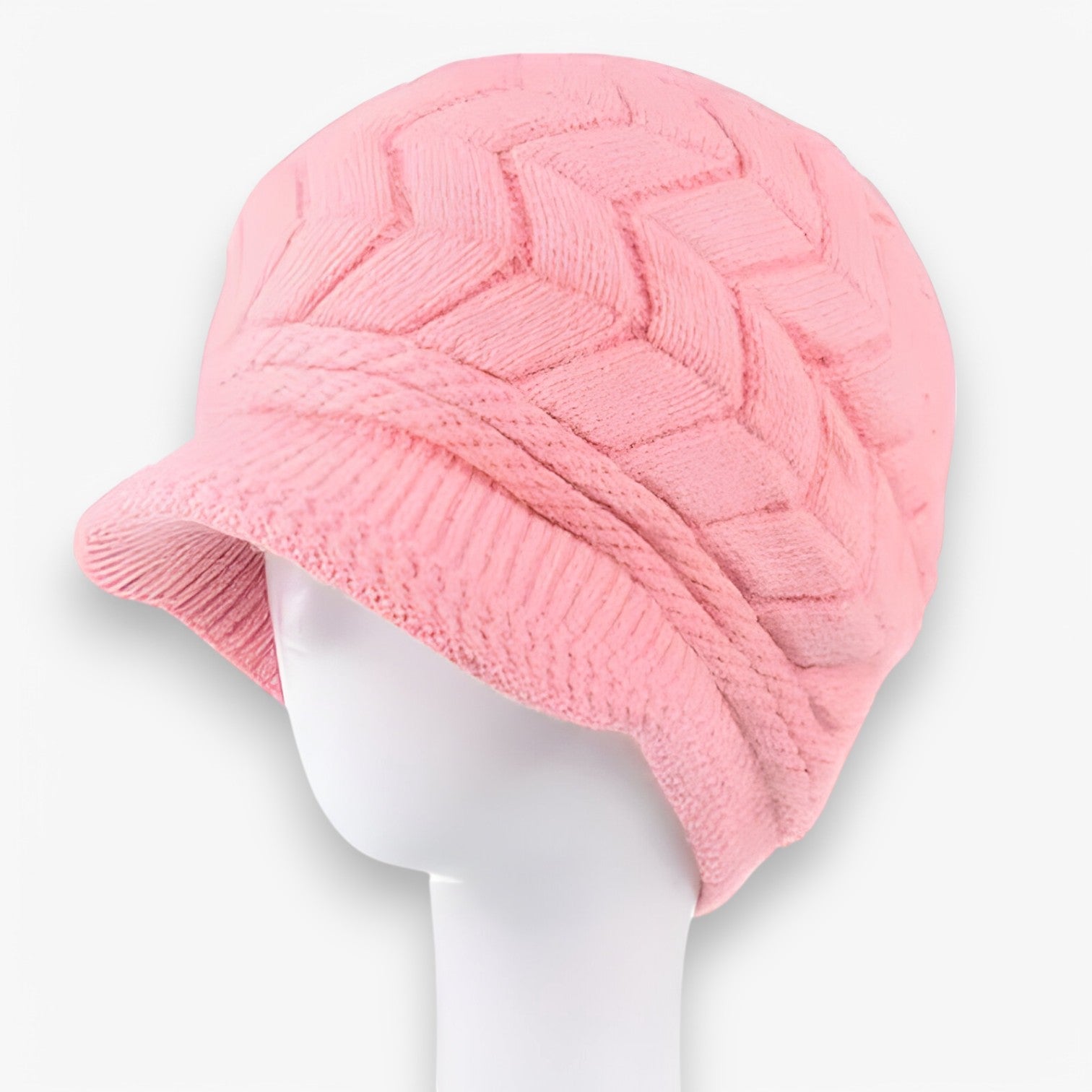 Lisette | Varme Pluche Vinter Beanie – Faux Fur Strikket Hat - - winter - {{ product_tags }