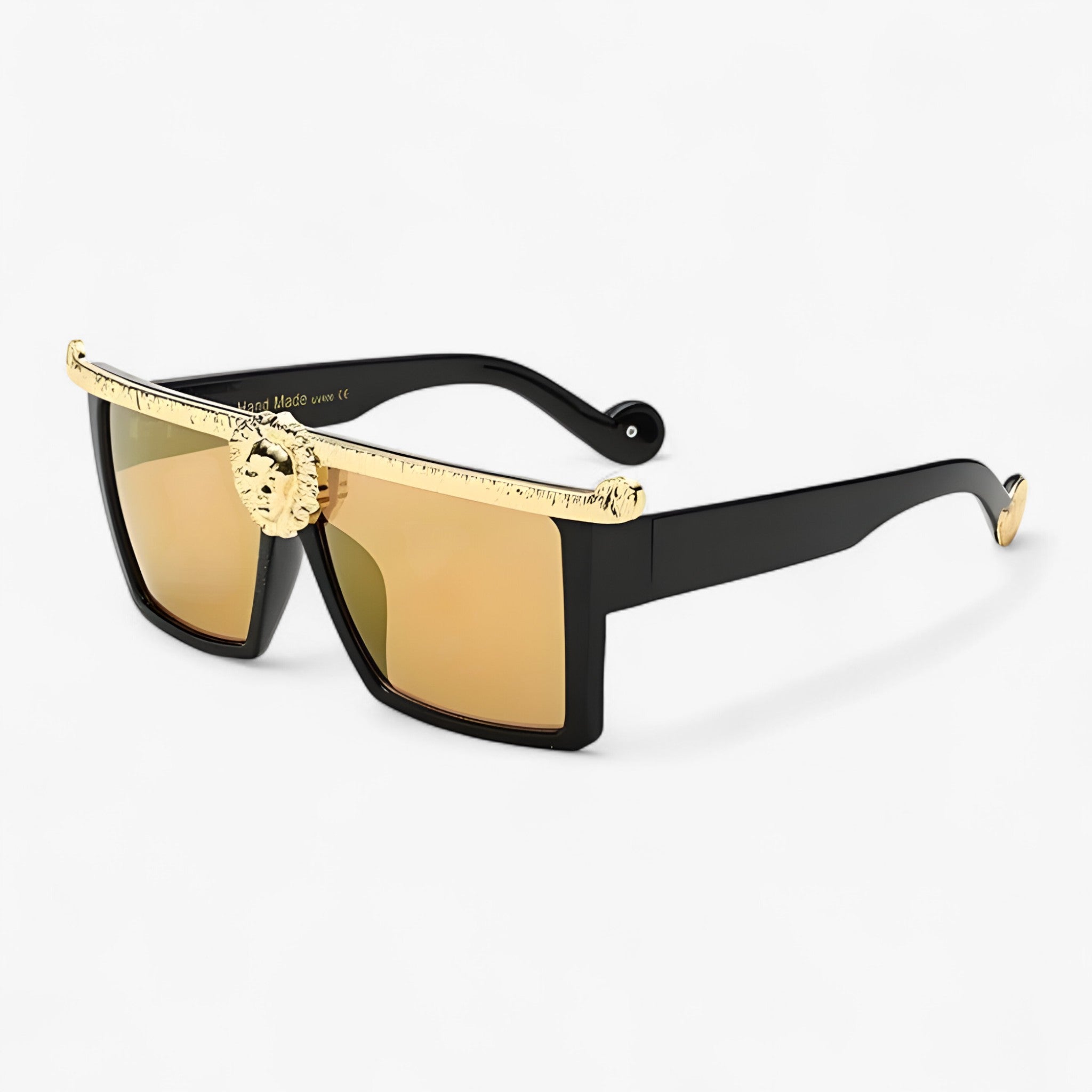 Leo | Retro firkantede solbriller i løvestil - - men's fashion - {{ product_tags }