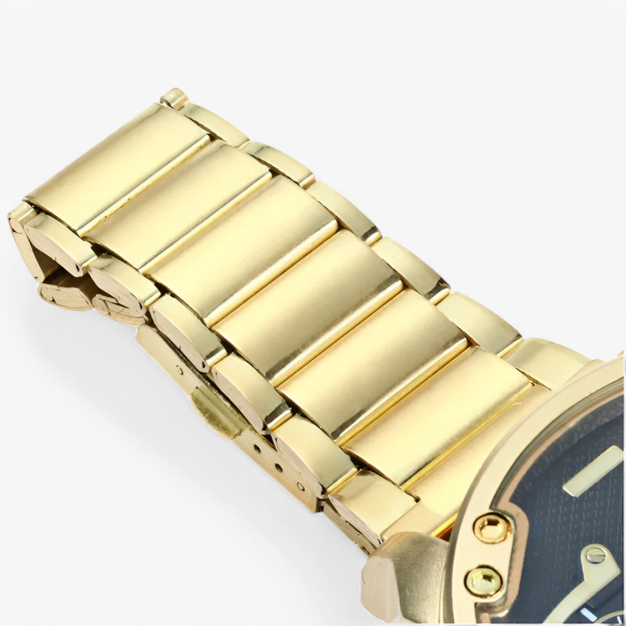 Leonidas | Luksusur lavet af guldfarvet stål med dobbelt tidszone - - watches - {{ product_tags }