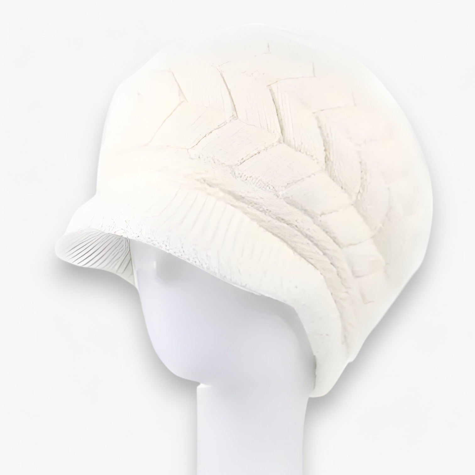 Lisette | Varme Pluche Vinter Beanie – Faux Fur Strikket Hat - Hvid 55cm-58cm - winter - {{ product_tags }