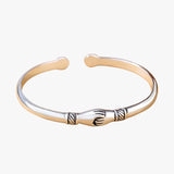Armonia | Elegant Friendship Bracelet in Retro Silver