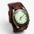 Marius | Vintage Læderur med Romertal