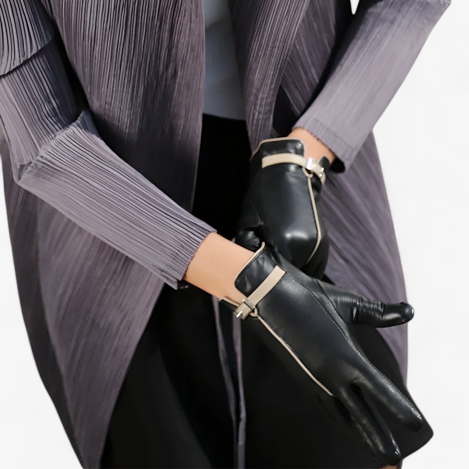 Jamaica | Trendy Læderhandsker til Kvinder - Stilfulde & Variable - sort - women's fashion - {{ product_tags }