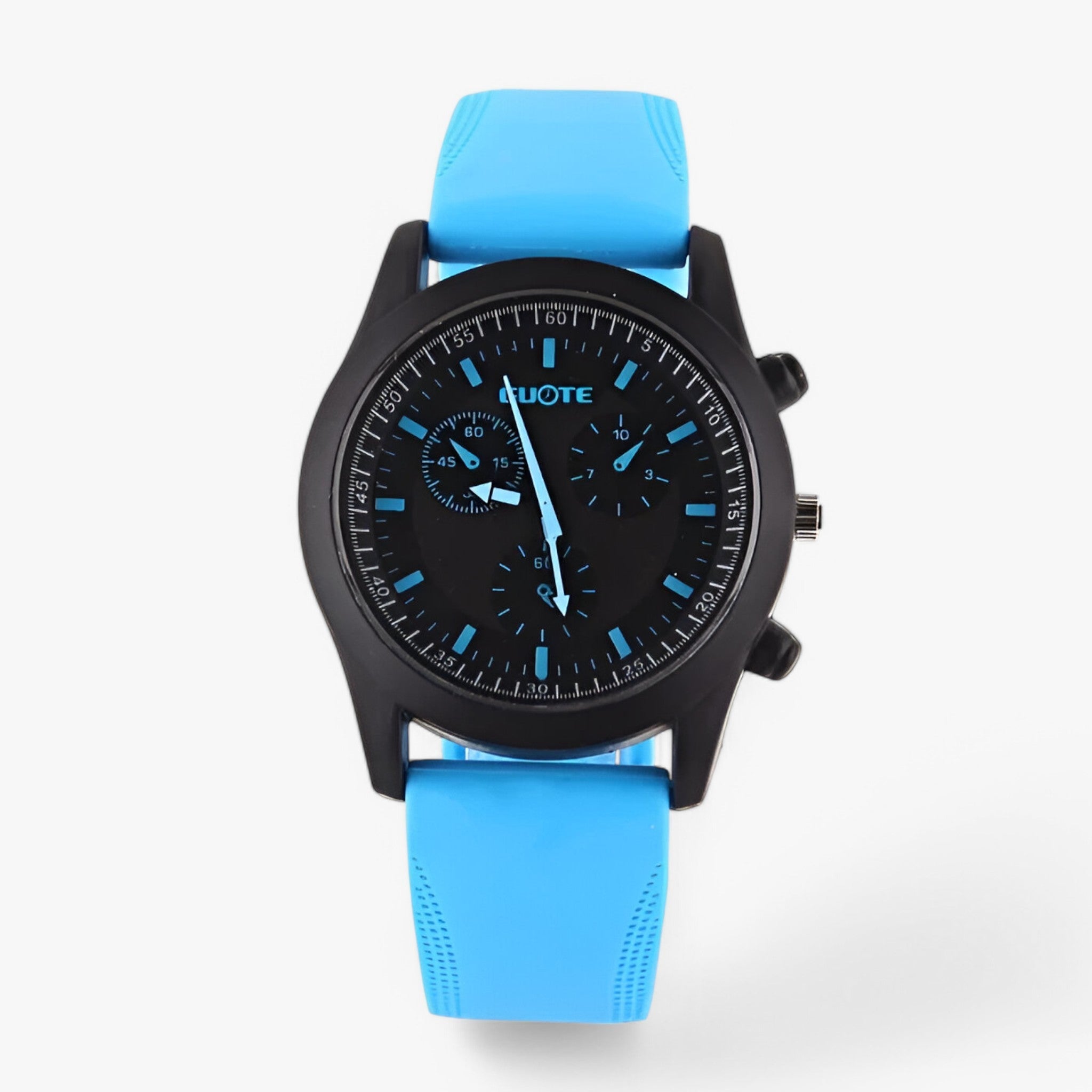 Livia | Jelly silikone sports quartz dameur - blå - watches - {{ product_tags }
