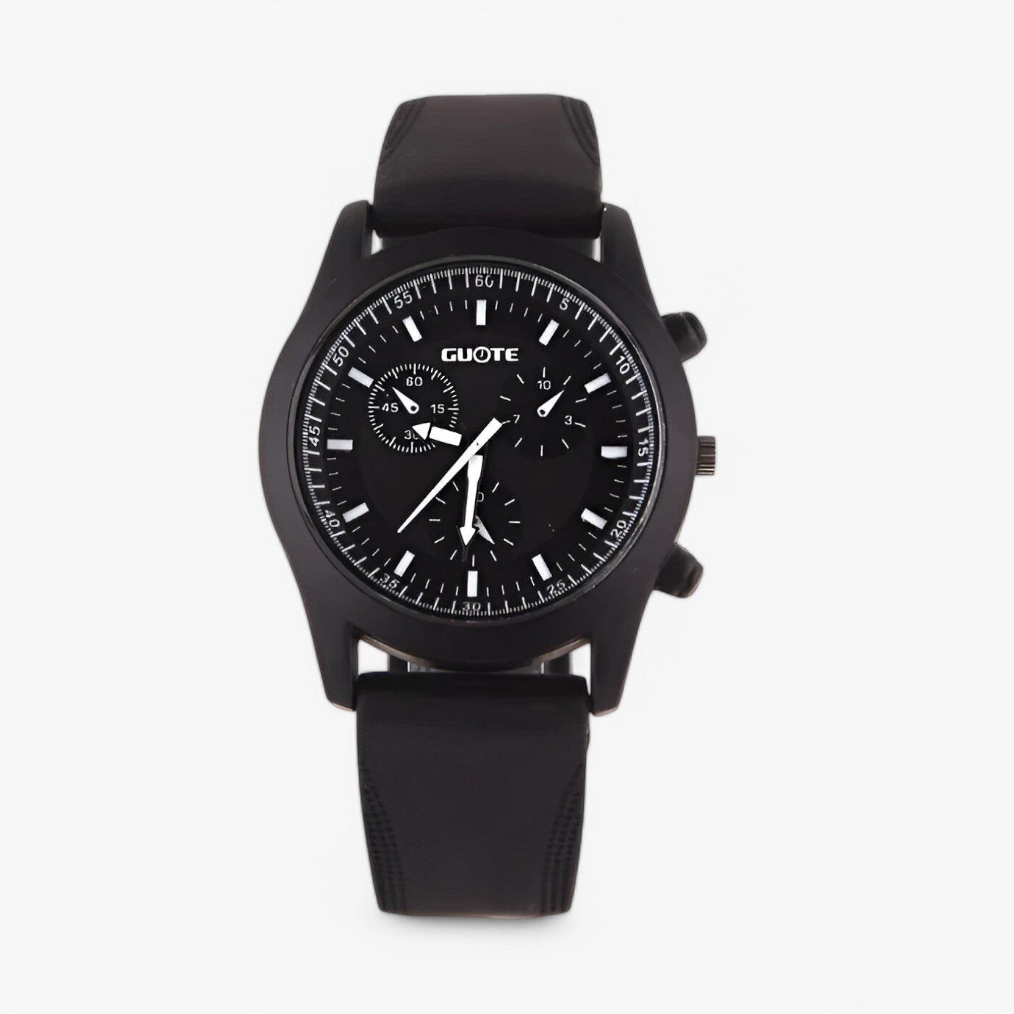 Livia | Jelly silikone sports quartz dameur - sort - watches - {{ product_tags }