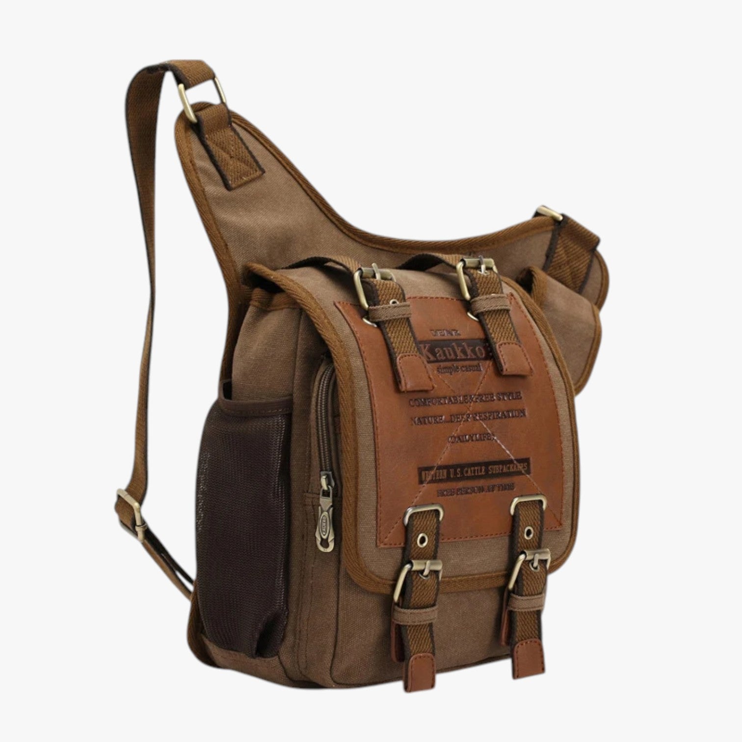Adam | Nylon Vintage Mænds Messenger Taske Praktisk, Let, Altid Hos Dig - - bags - {{ product_tags }