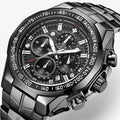 Adrian | Orologio sportivo di lusso in acciaio nero