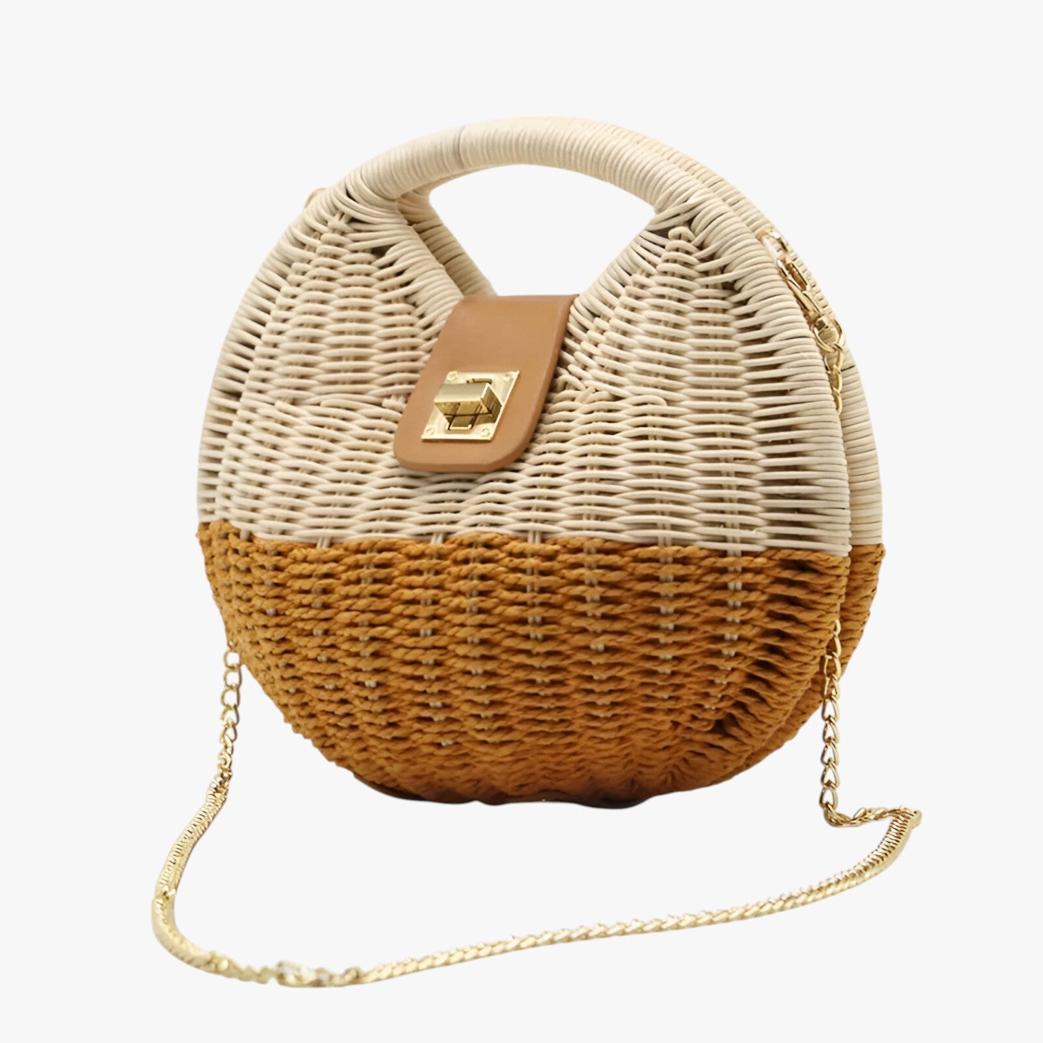 Delilah | Bohemsk Strå Skuldertaske – Sommerlig, Rummelig & Stilfuld - Foto Farve - bags - {{ product_tags }