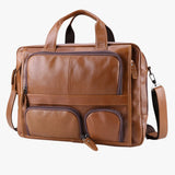 Murphy | Luxury and spacious - leather laptop bag for work and travel
