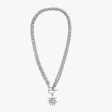 Nora | Hip hop necklace with sun for bold and customized looks