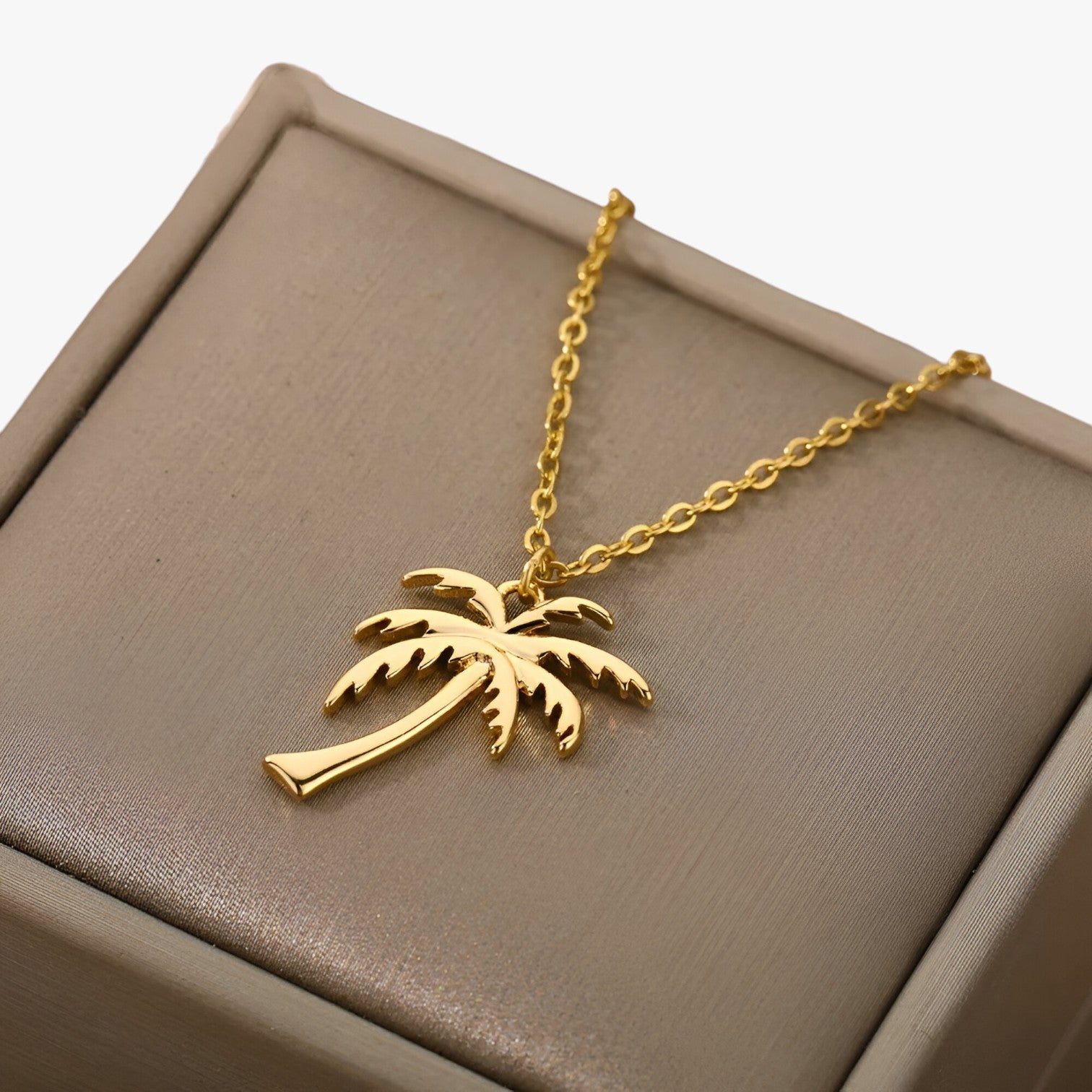 Kate | Delicata sommerpalme halskæde - - women's fashion - {{ product_tags }