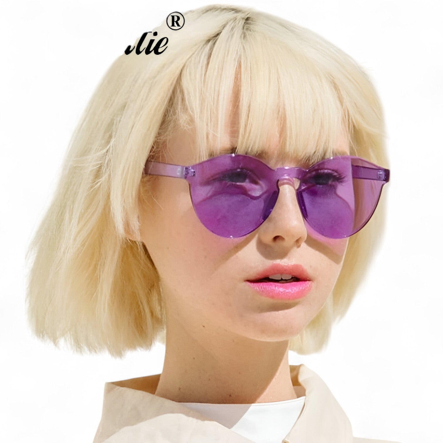 Skylar | Rundt retro solbriller uden ramme - - other - {{ product_tags }