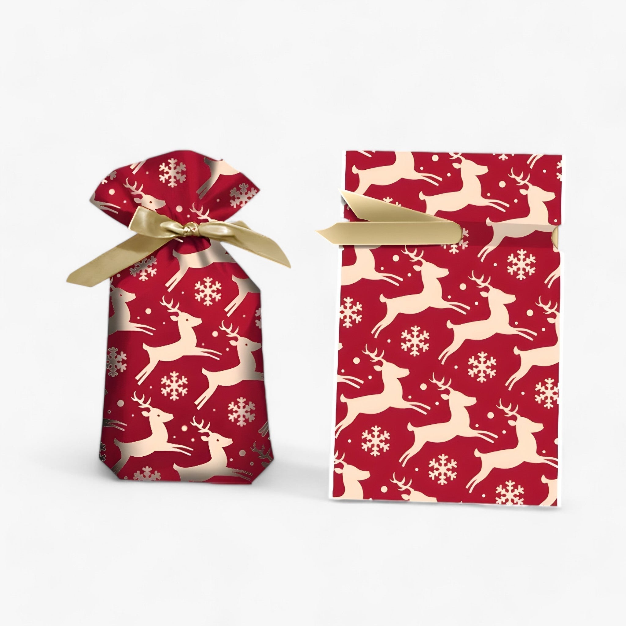 Vader Jultomte | Julgodispåse - Ideelt emballagevalg til gaver - Rødbrun 2 1 +1 GRATIS - christmas - {{ product_tags }