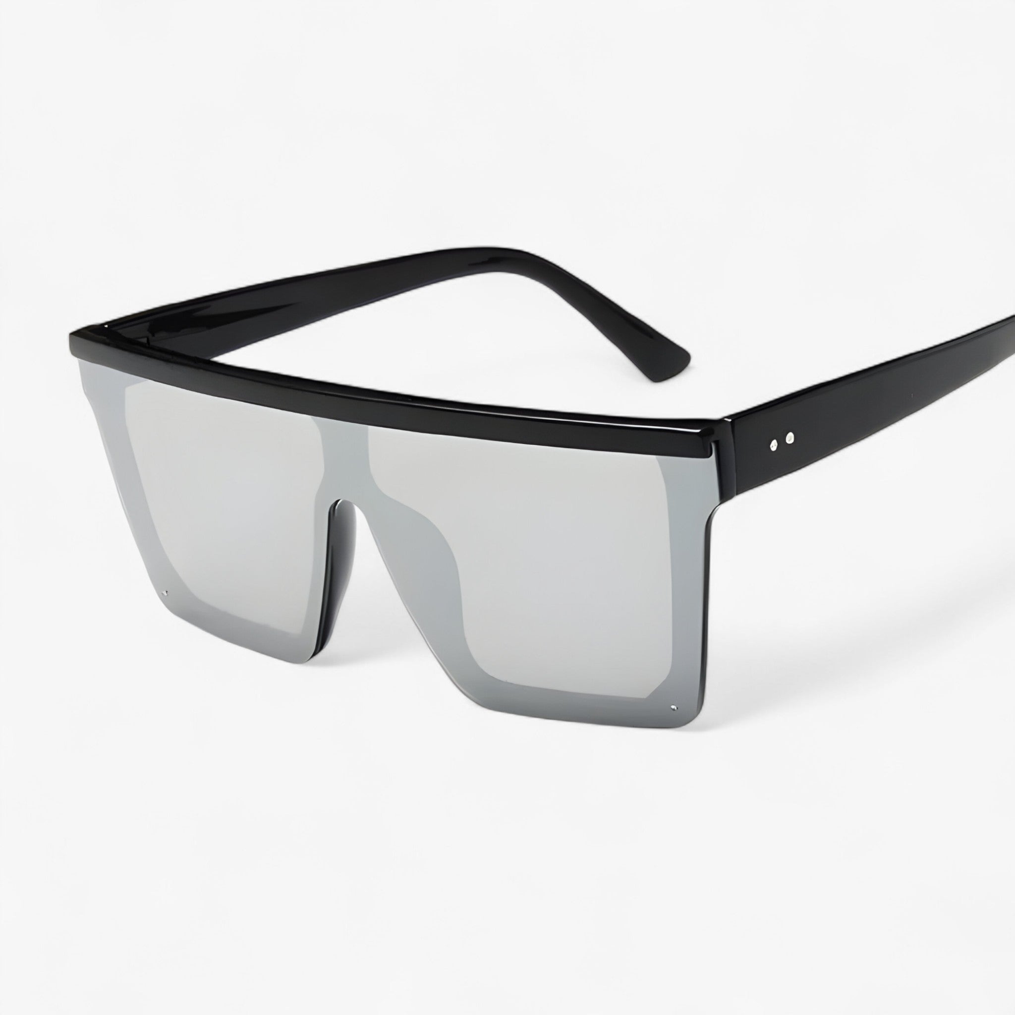 Adrian | Sorte retro oversized solbriller - - men's fashion - {{ product_tags }
