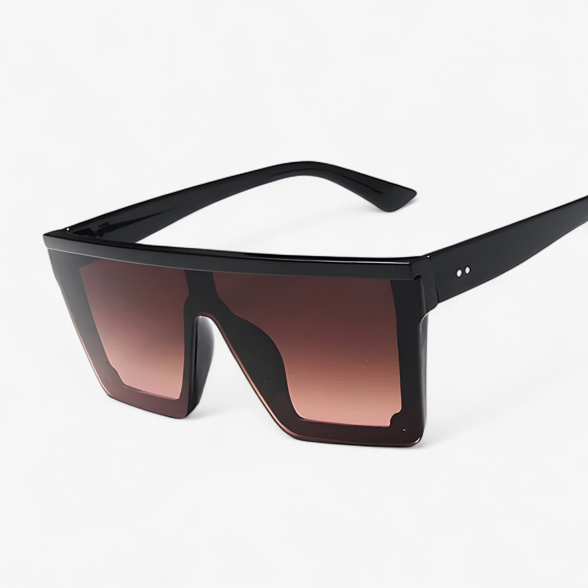 Adrian | Sorte retro oversized solbriller - - men's fashion - {{ product_tags }