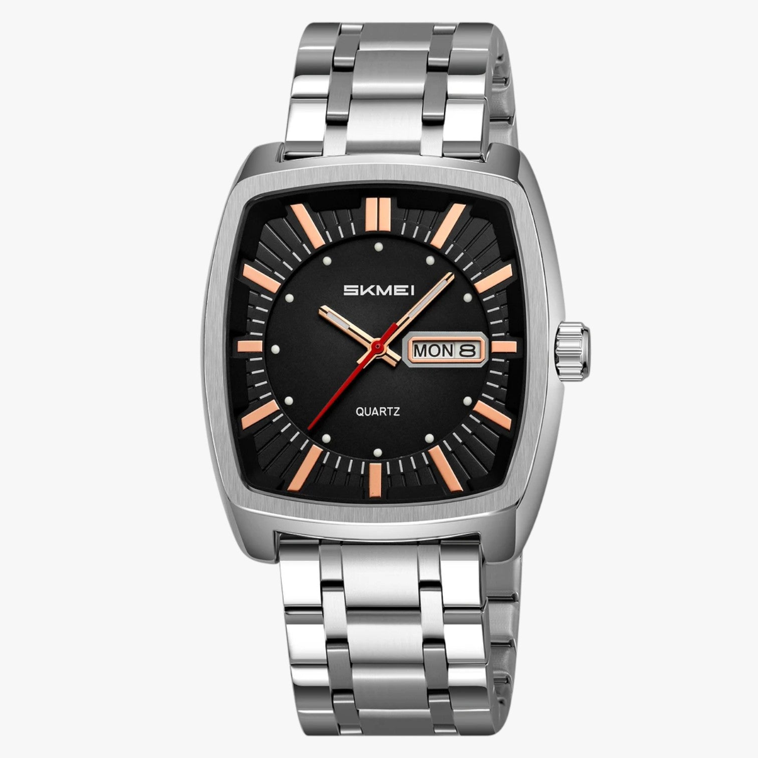Alfred | Vandtæt herreur med dato og selvlysende urskive - orologio al quarzo Nero - Alfred | Vandtæt herreur med dato og selvlysende urskive - €25 - {{ product_tags }